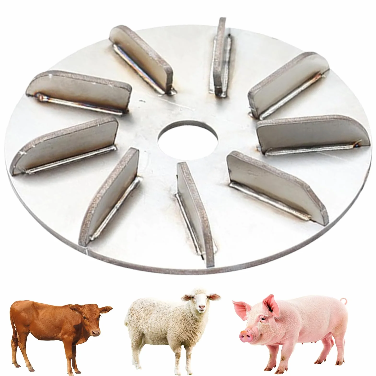 Labor-Saving Pig Hair Remover | 9 Gears Stainless Steel Pigs Hairr Scraper | Multi Gear High Efficient Grooming Tool for Livestock Roosters Slaughter Factory Hen Cows Sheep