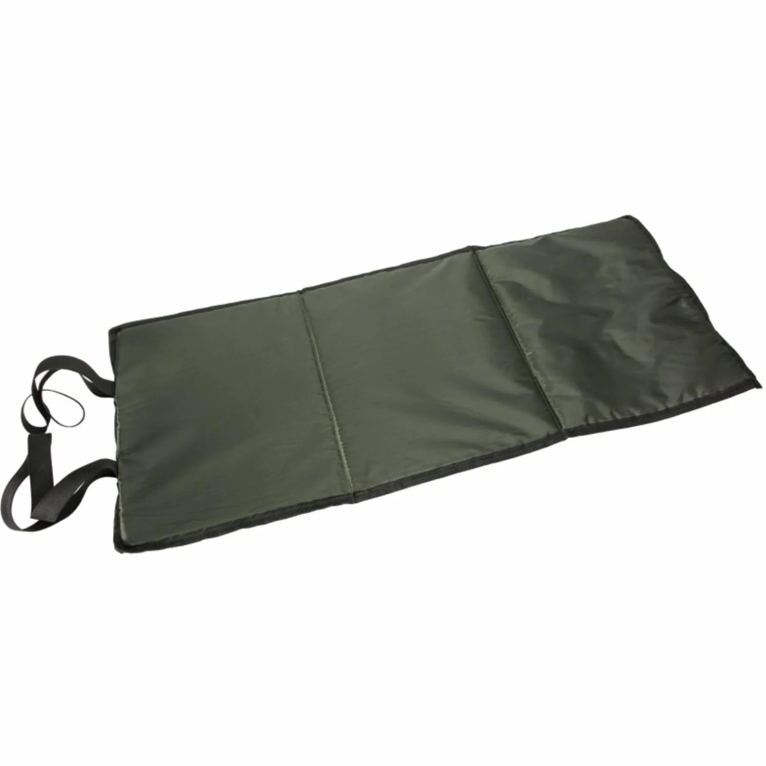 Alfombrilla plegable para pesca de carpas 80x35 cm poliéster algodón verde protección peces