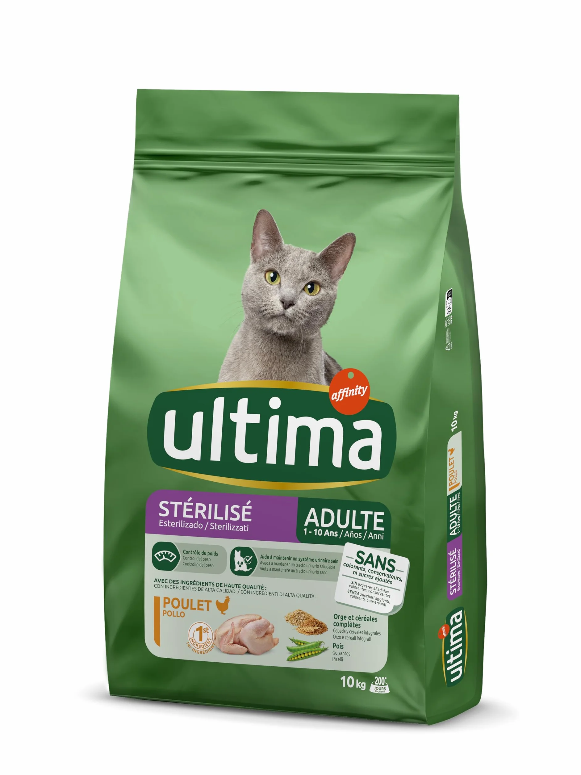 Ultima Esterilizado Adult Pollo - Comida Seca para Gatos - 10kg