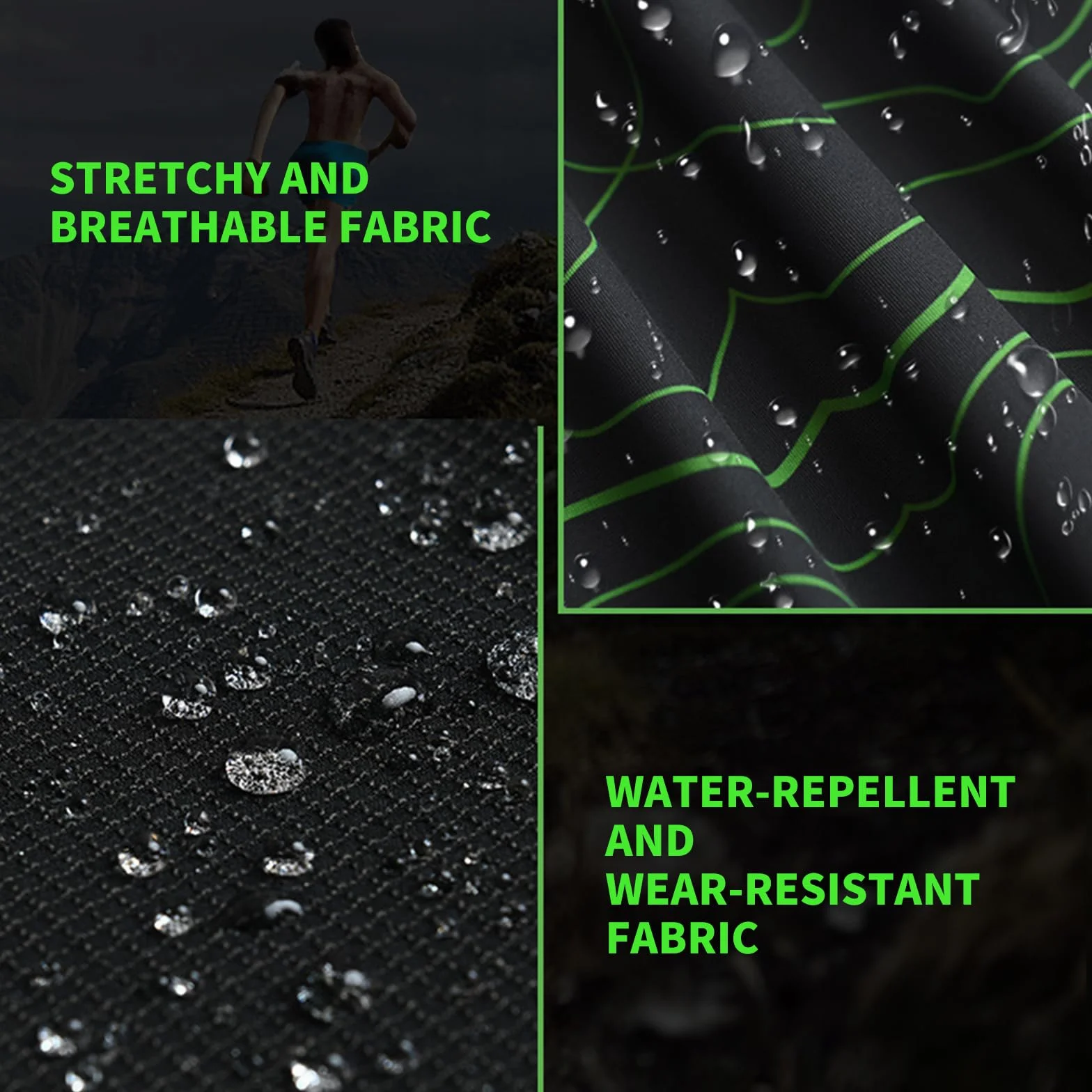 Polainas Trail Low Gaiters impermeables transpirables running senderismo ajuste seguro antideslizante