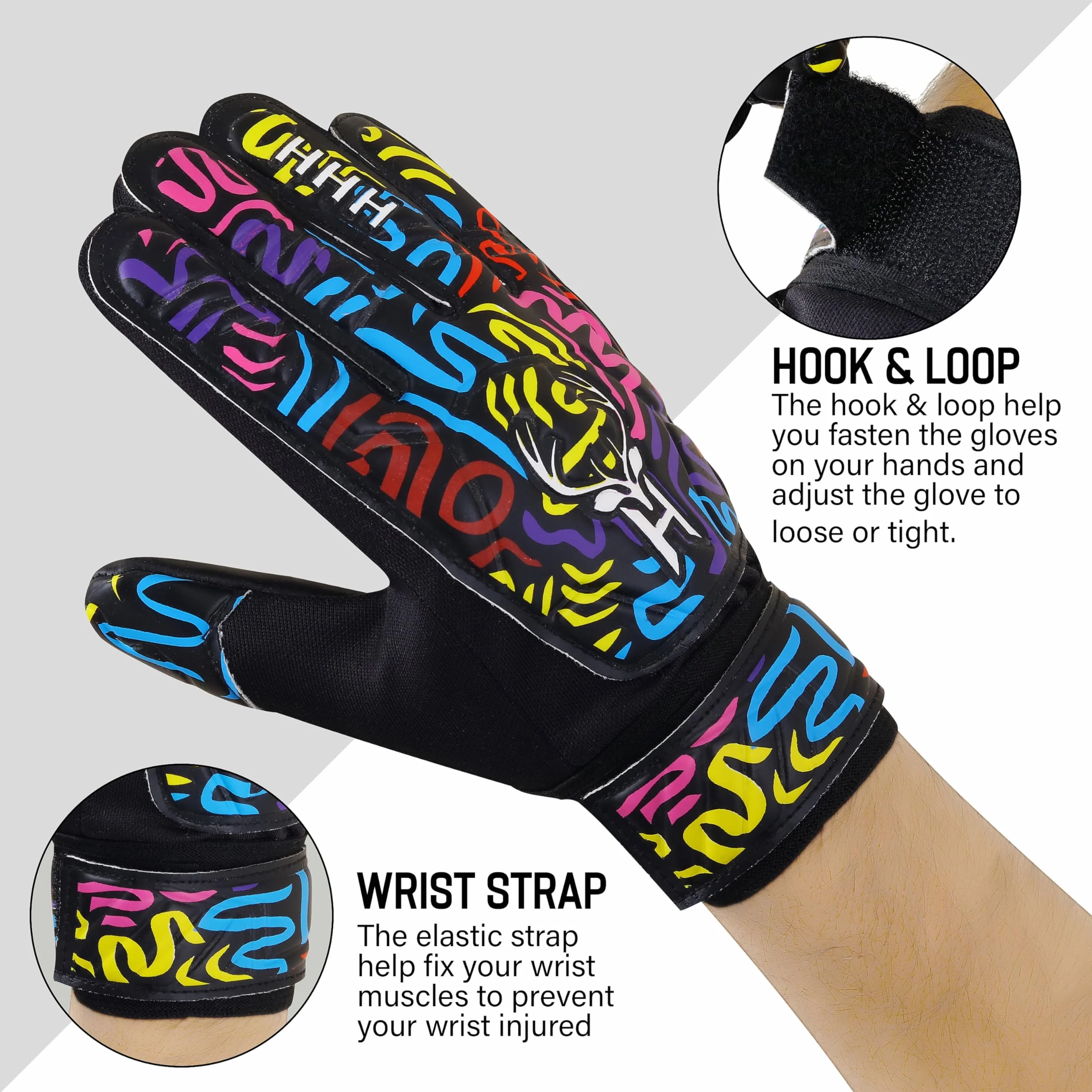 Guantes de Portero de Fútbol para Niños HHH