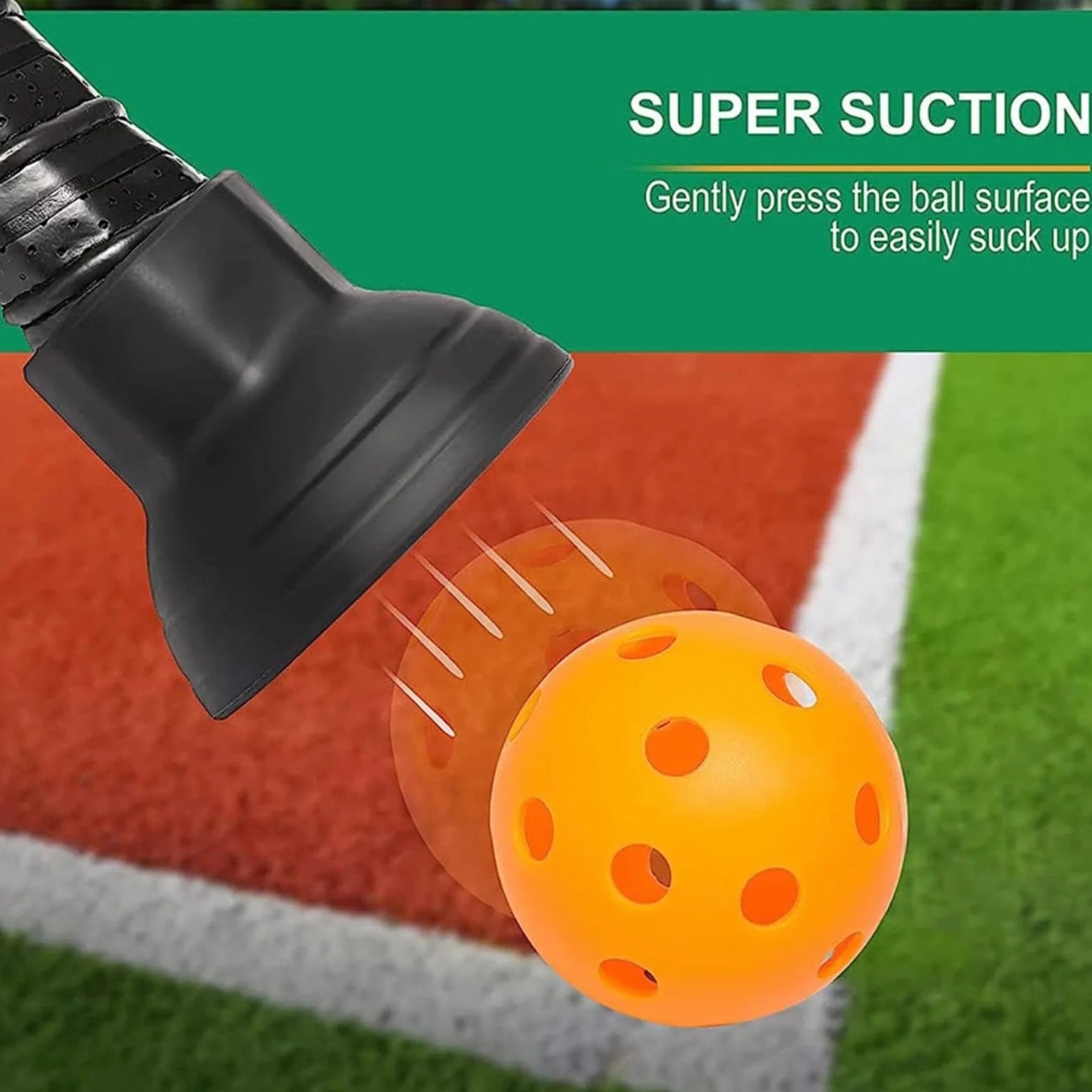 Tennis Ball Retriever, Portable Tennis Picker, Table Tennis Suction, Court Accessory