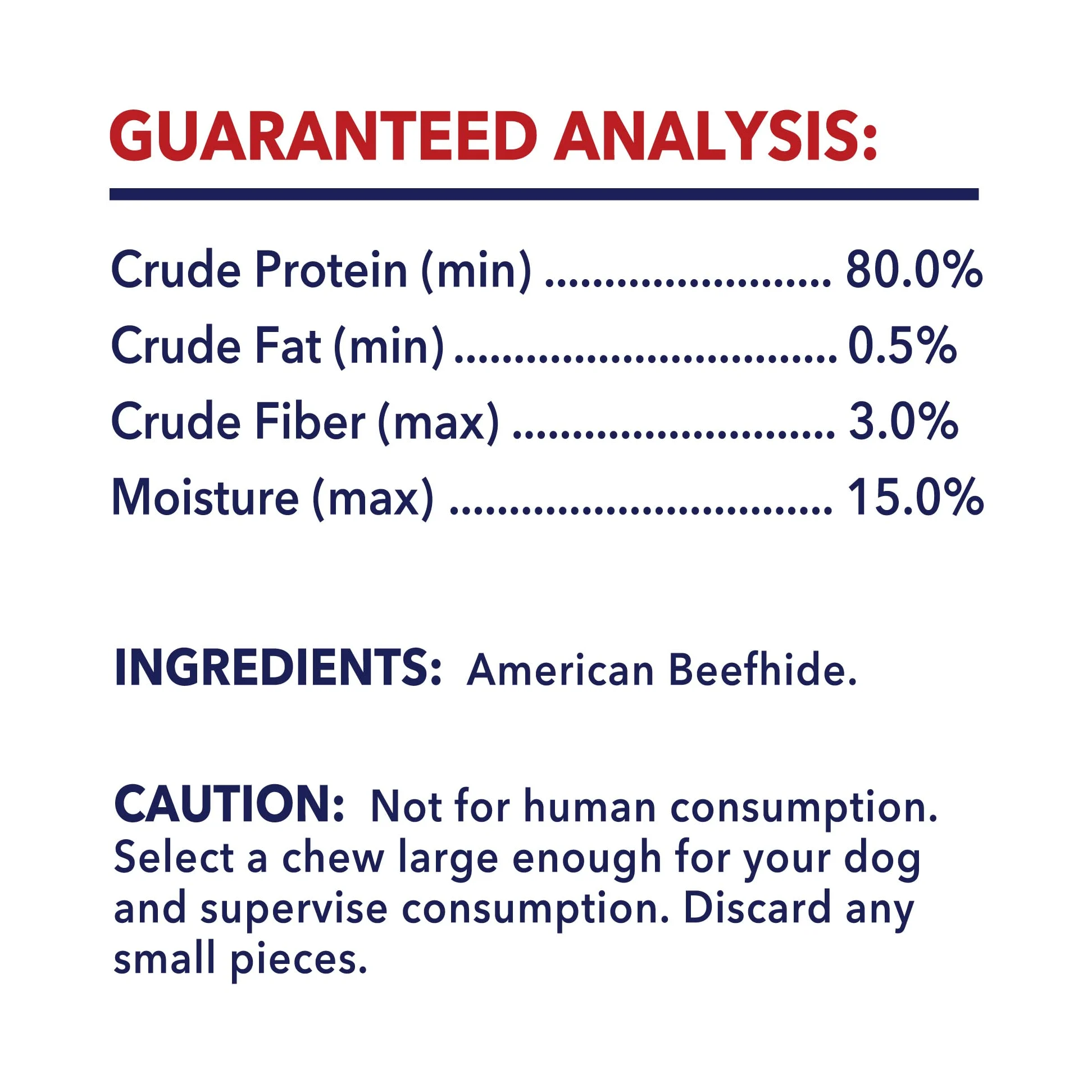 Huoxig Pet Factory 78206 - Huesos masticables para Perros (20,3-22,8 cm, Piel cruda, 6 Unidades)