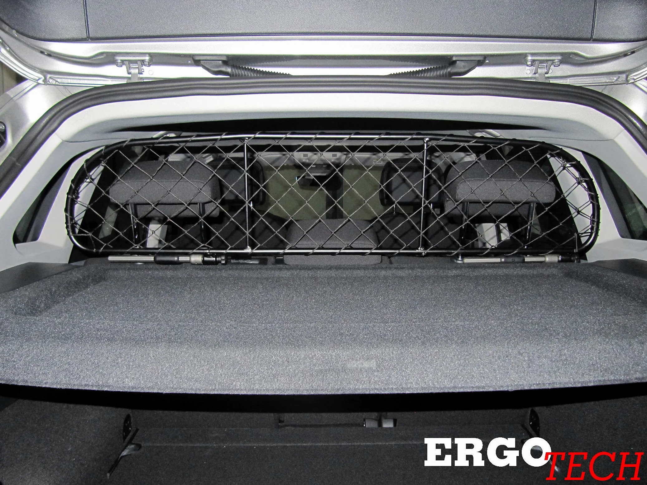 ERGOTECH Rejilla Separador protección para Volkswagen Tiguan (2016-2024), RDA65-S8 KVW023, para Perros y Maletas