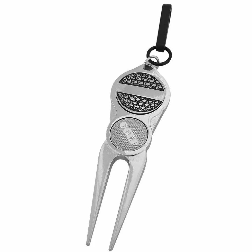Golf Divot Tool Green Repair Marcador Magnético Pitchfork