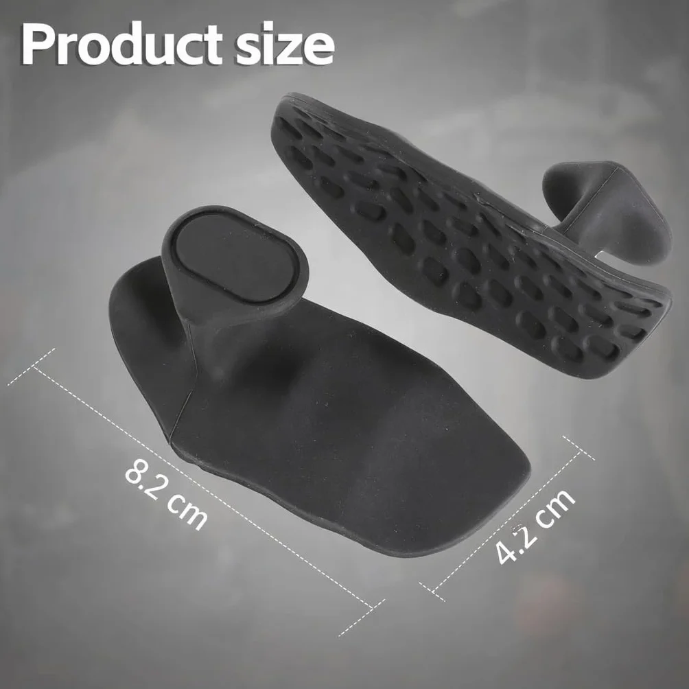 Puños antideslizantes de silicona para fitness – Almohadillas de agarre ergonómicas para entrenamiento de fuerza, crossfit y dominadas