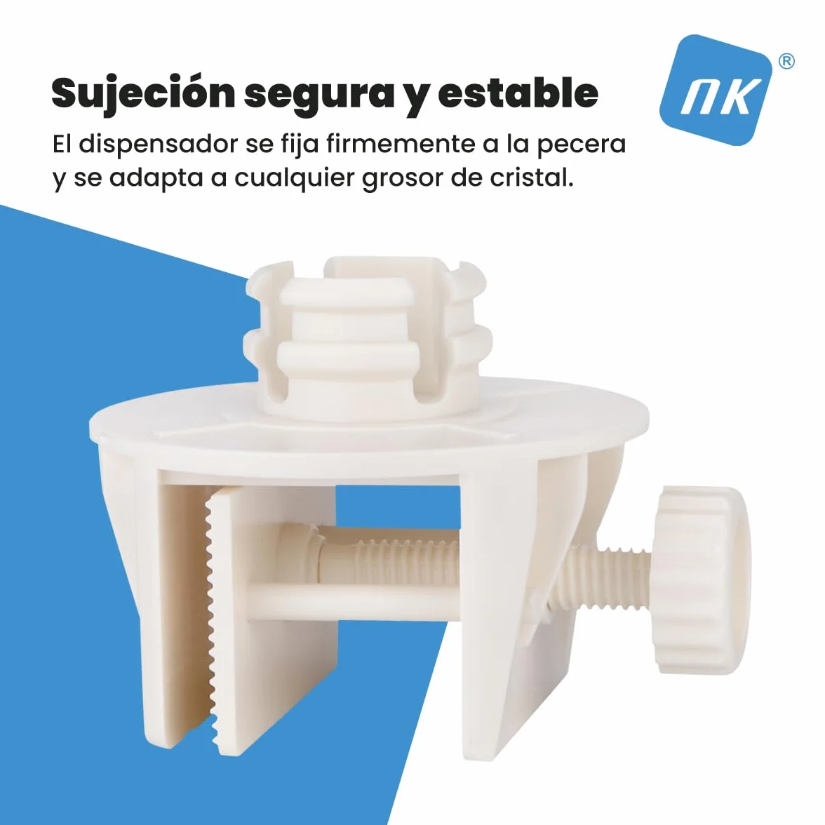 NK Dispensador Automático de Comida para Peces – 200 ml, Pantalla LCD, Programable en Modo Manual/8H/12H/24H, Soporte Giratorio 360°, Control por Botón y Sistema de Fijación Estable