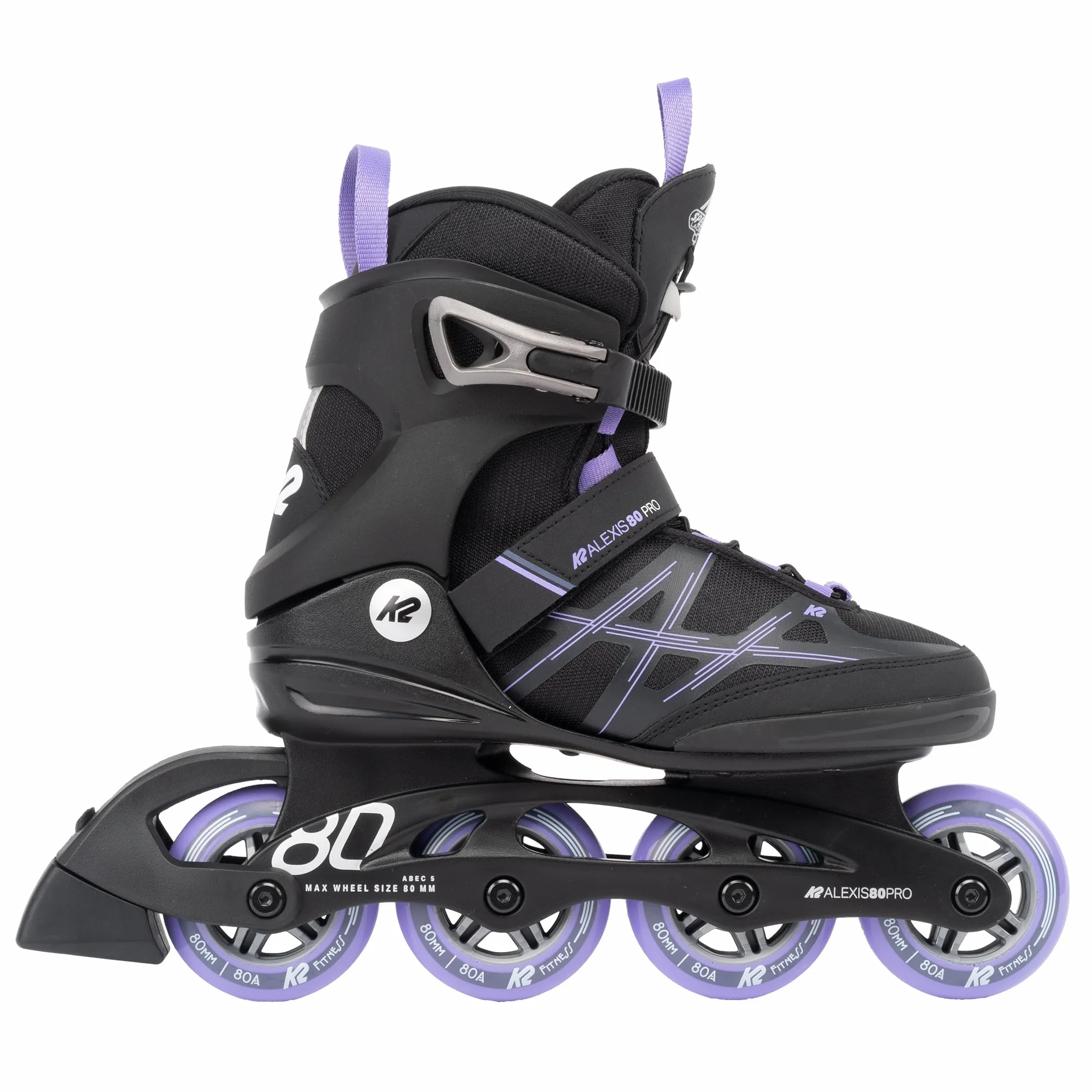 K2 Alexis 80 Pro Patines Inline Negro - Lavendar