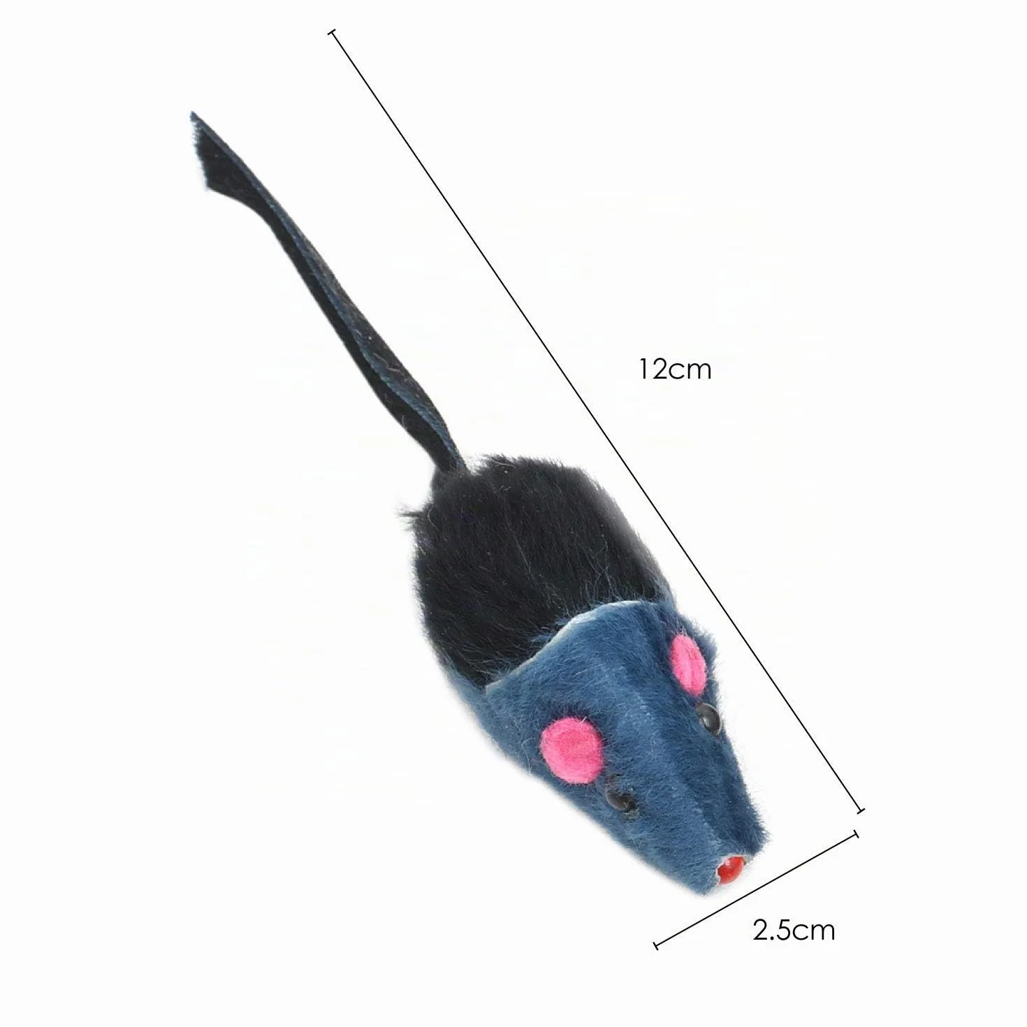 DIGIFLEX Ratones Juguetes para Gatos - 4 Ratones con Nepeta y Sonajero - Juguetes para Mascotas