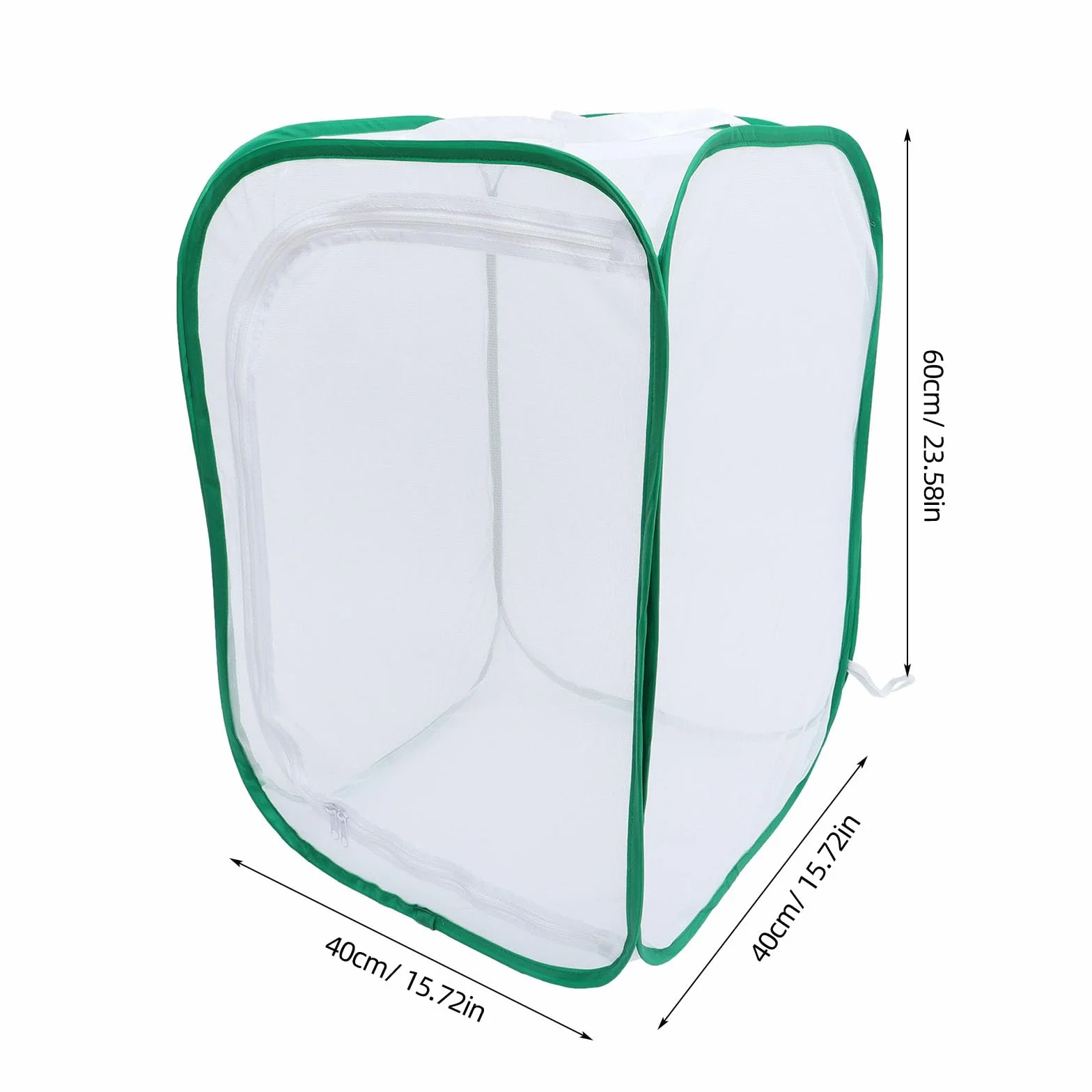 Jaula Plegable para Mariposas 40x40x60 Cm Malla Transpirable para Incubadora de Plantas y Hábitat Insectos, Caja Protectora para Mascotas y Cultivo de Plántulas