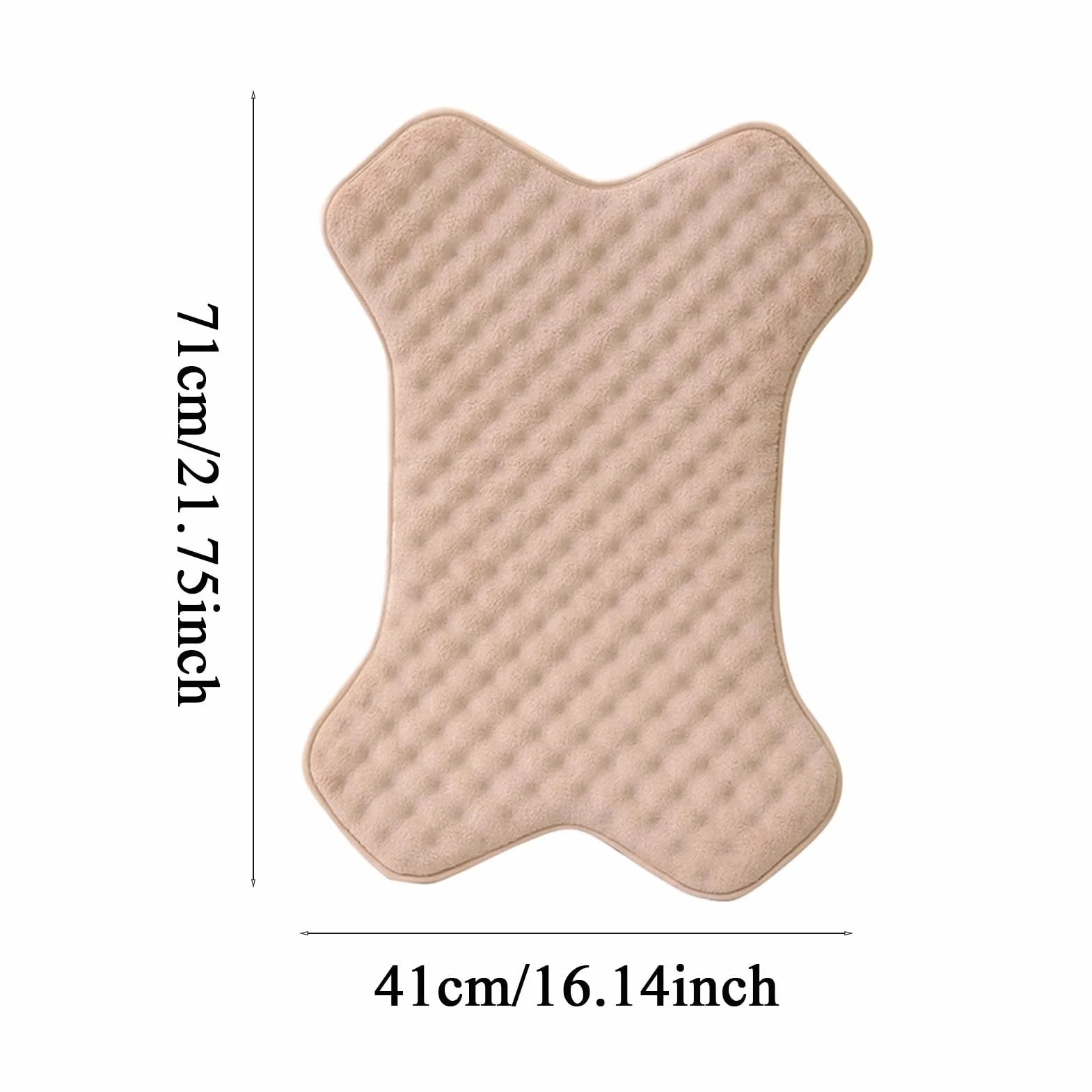 Generisch Caja para Perros, Cama Indestructible para Perros, colchón Lavable a máquina, Forma de Hueso Dulce, sin deslizamientos, Cama para Perros Resistente a Masticar, para cumpleaños