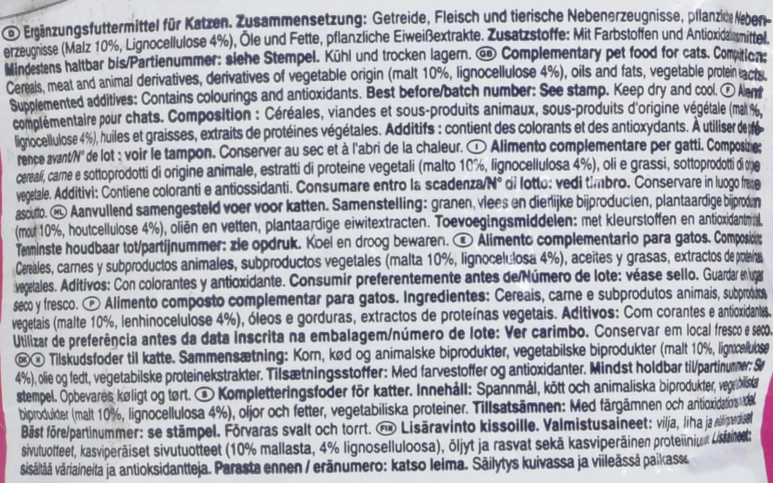 Vitakraft Crispy Crunch Classic, golosinas para Gatos, crujiente Snack para Gatos Relleno de Malta, en Bolsa resellable, sin azúcar añadido (1x 60g)