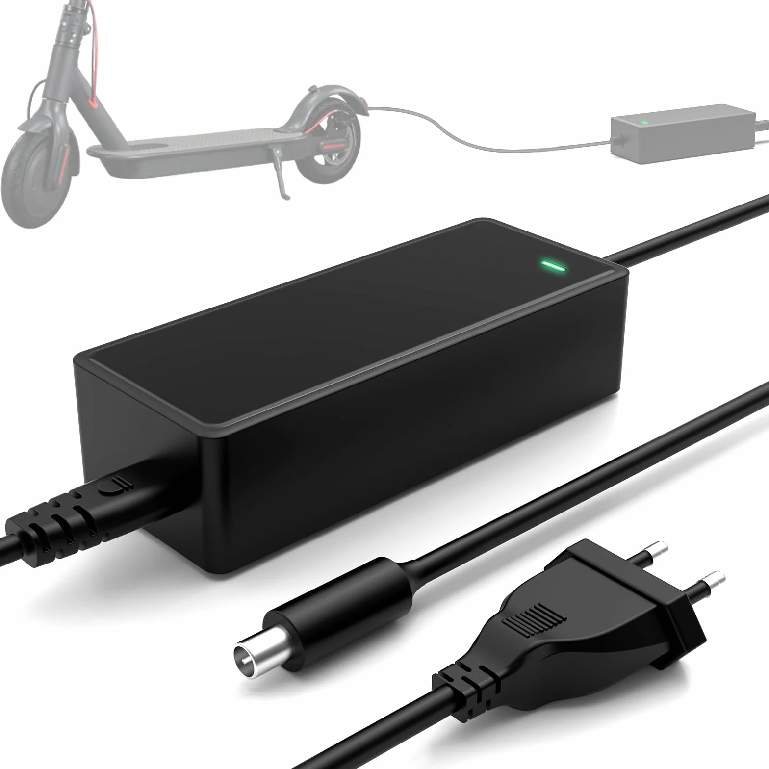 Cargador Patinete 42V 2A para Xiaomi M365 Pro Pro 2 1S Ninebot F40 F30 F20 ES1 ES2 ES4 ES3 E22E Batería 36V