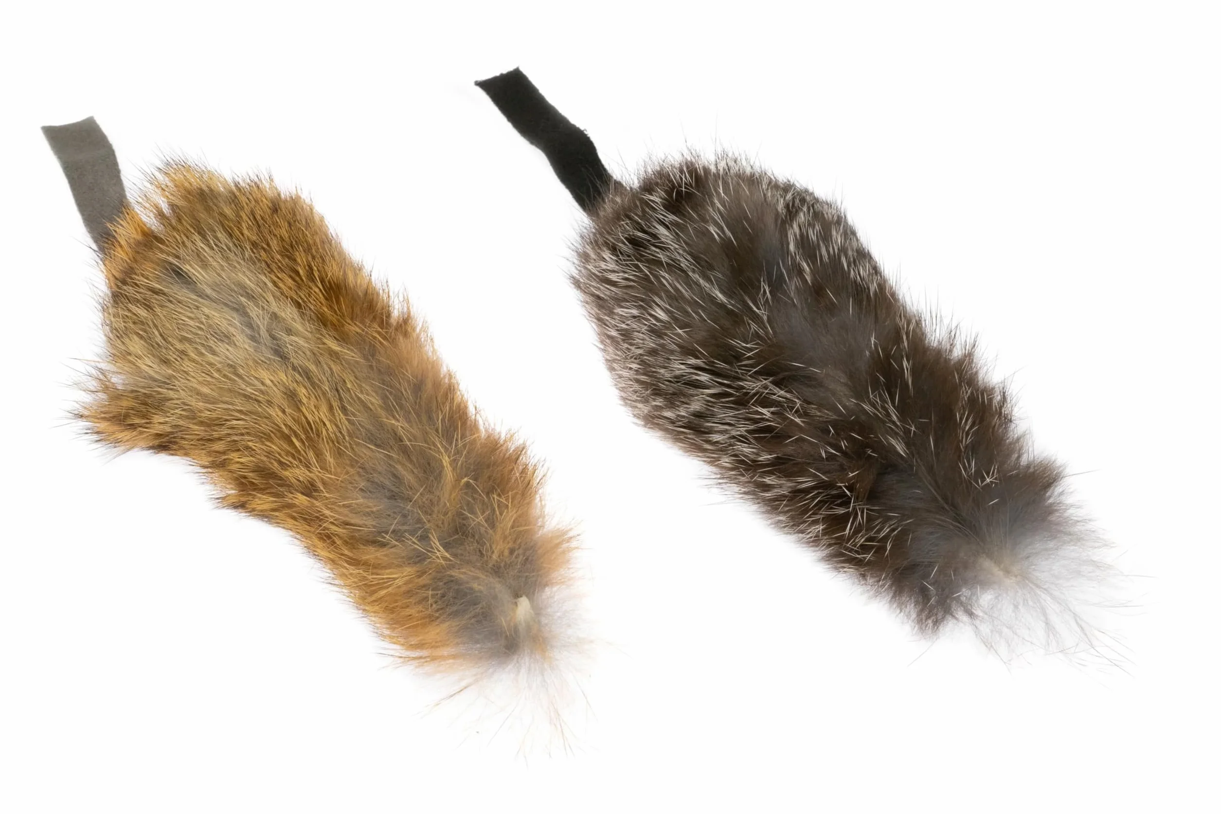Juguete para gatos de auténtica piel de conejo – Juego de 2 – perfecto para vivir el instinto de caza y diversión – sin ojos de plástico