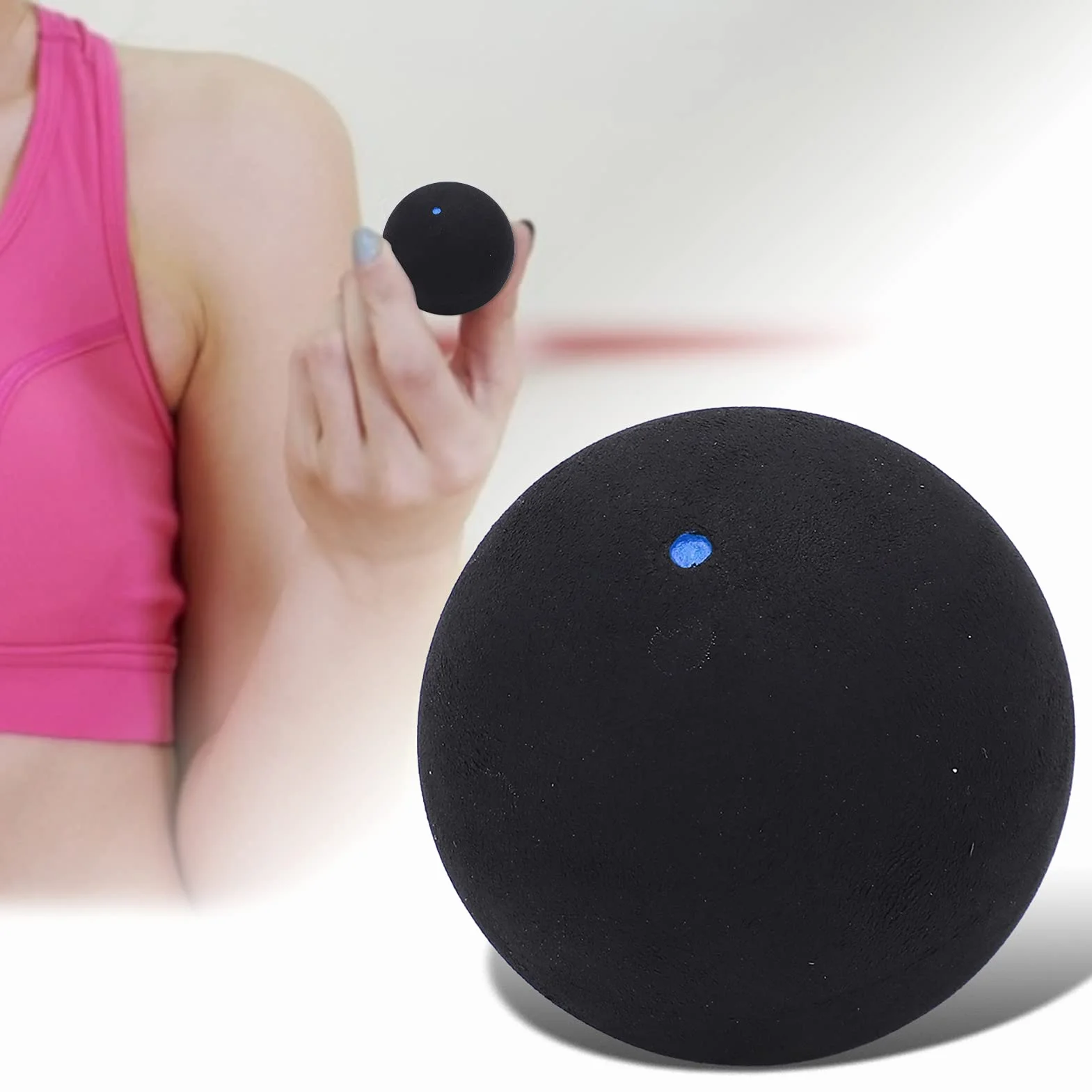 Pelota de squash de entrenamiento 37 mm suave ligera