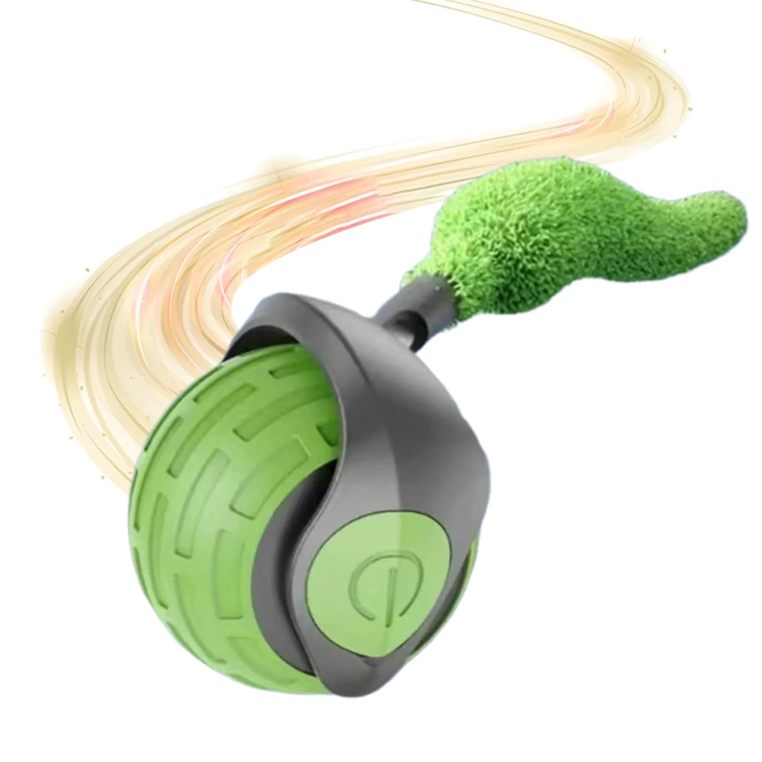 Juguetes para Gatos， Juguete automático de Bola rodante for Gatos con Ajuste 2 velocidades, Suministros estimulación for Gatitos y Mascotas(Green)