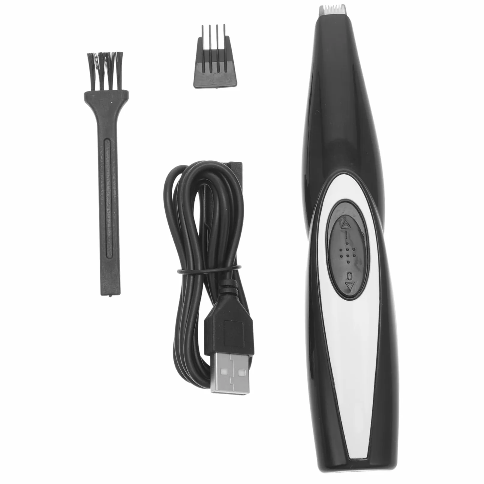 BESPORTBLE 5piezas Cortadora De Pelo Eléctrica Para Mascotas Usb Recargable Herramienta De Aseo Para Gatos y Perros Cortadora De Uñas y Pelo Para Patas Azul y Negro Aleatorio