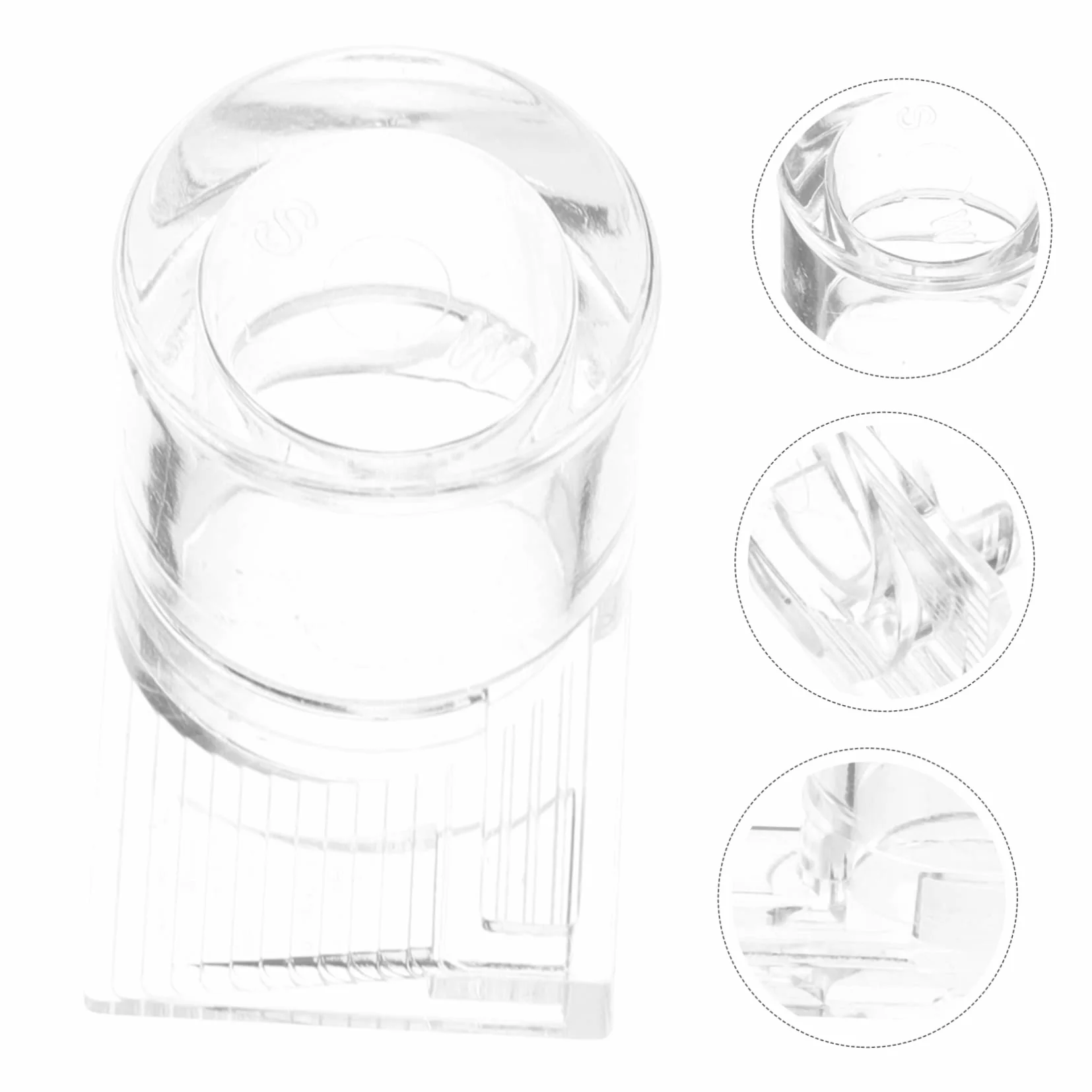 KOMBIUDA Botella de agua acrílica para hormigas y hormigas para granjas de hormigas y hormigas – Unidad de alimentación y caja de alimentación para hormigas, ideal para castillo de hormigas y nido de
