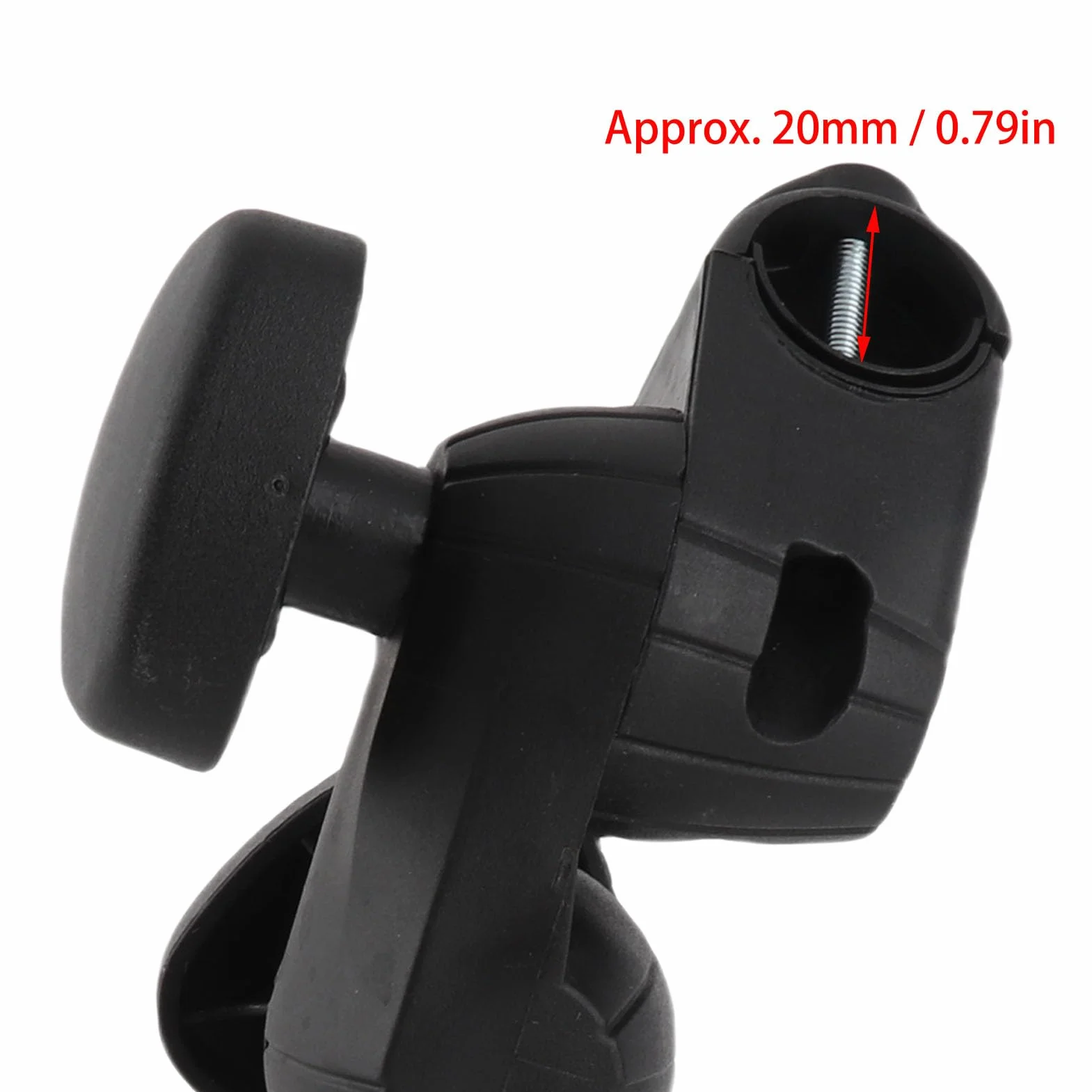 Soporte para Paraguas de Golf Universal Ajustable Negro