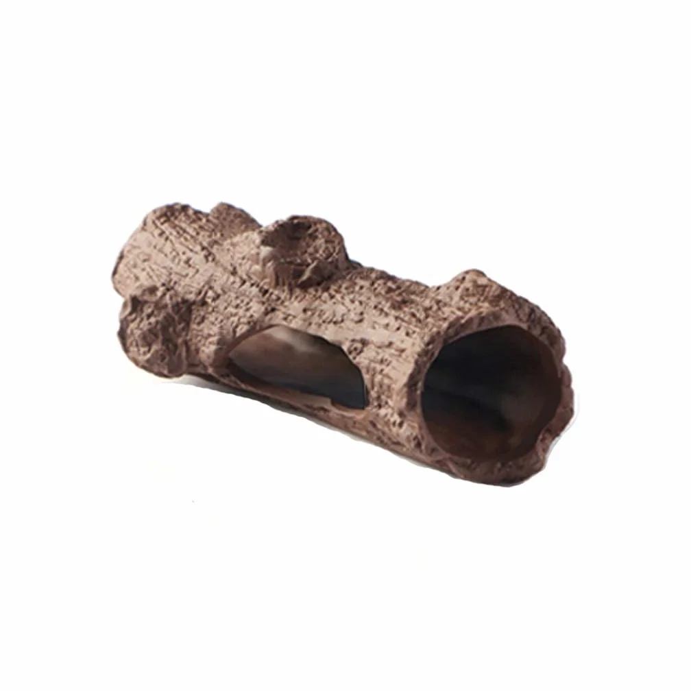 Cerámica para escondite de Reptiles, paisajismo de Acuario, decoración de hábitat, escondites de Peces, lagartos y Tortugas, Accesorios para Cajas de Cuevas de Reptiles y Corteza