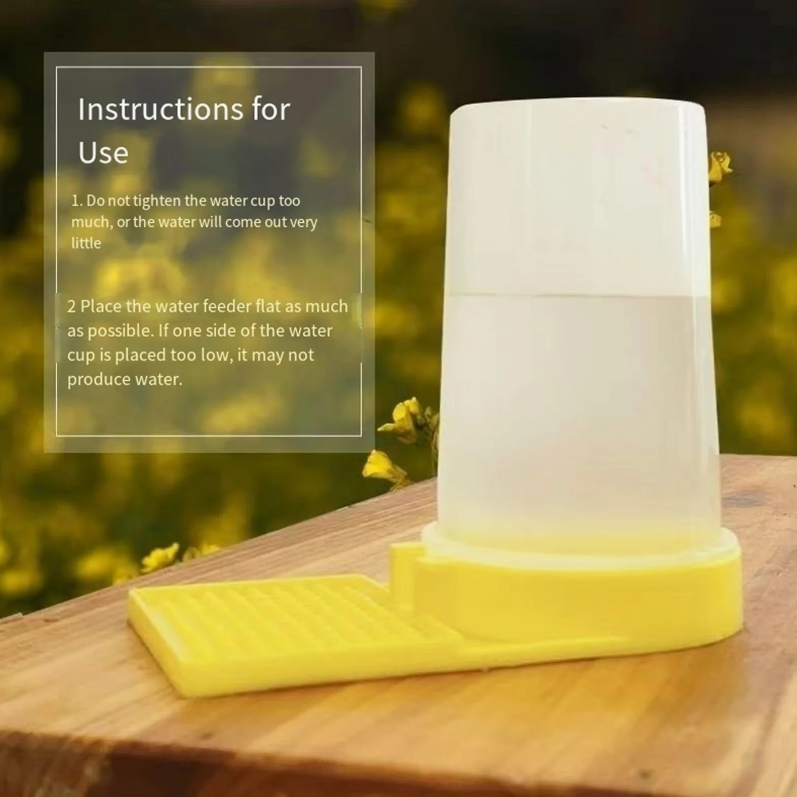 Comedero for abejas, agua for grillos, pollitos y mascotas pequeñas, 10/30/50 Uds(50pcs)