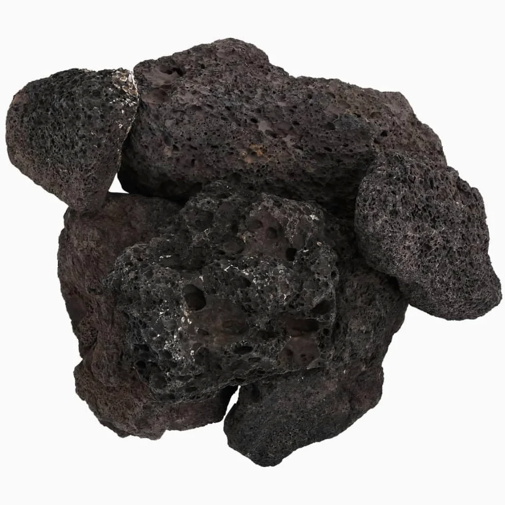 Genérico Rocas volcánicas Negras 25 kg 10-30 cm,Producto para Mascotas y Animales,Productos para Mascotas,Productos para Peces,Decoración de acuarios,155326