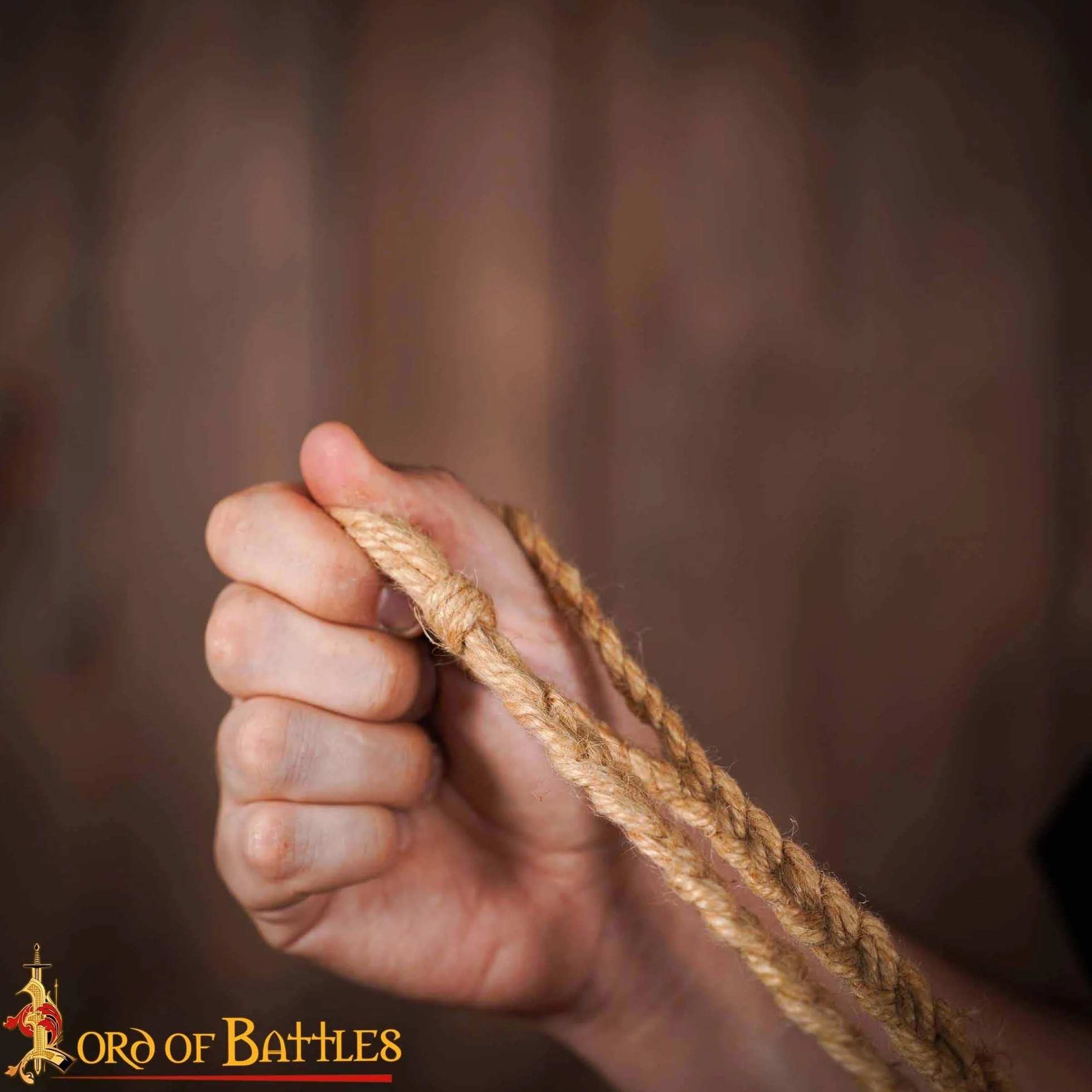 Lord of Battles Balear Romano Griego Sling hecho a mano cordones trenzados recreaciones históricas