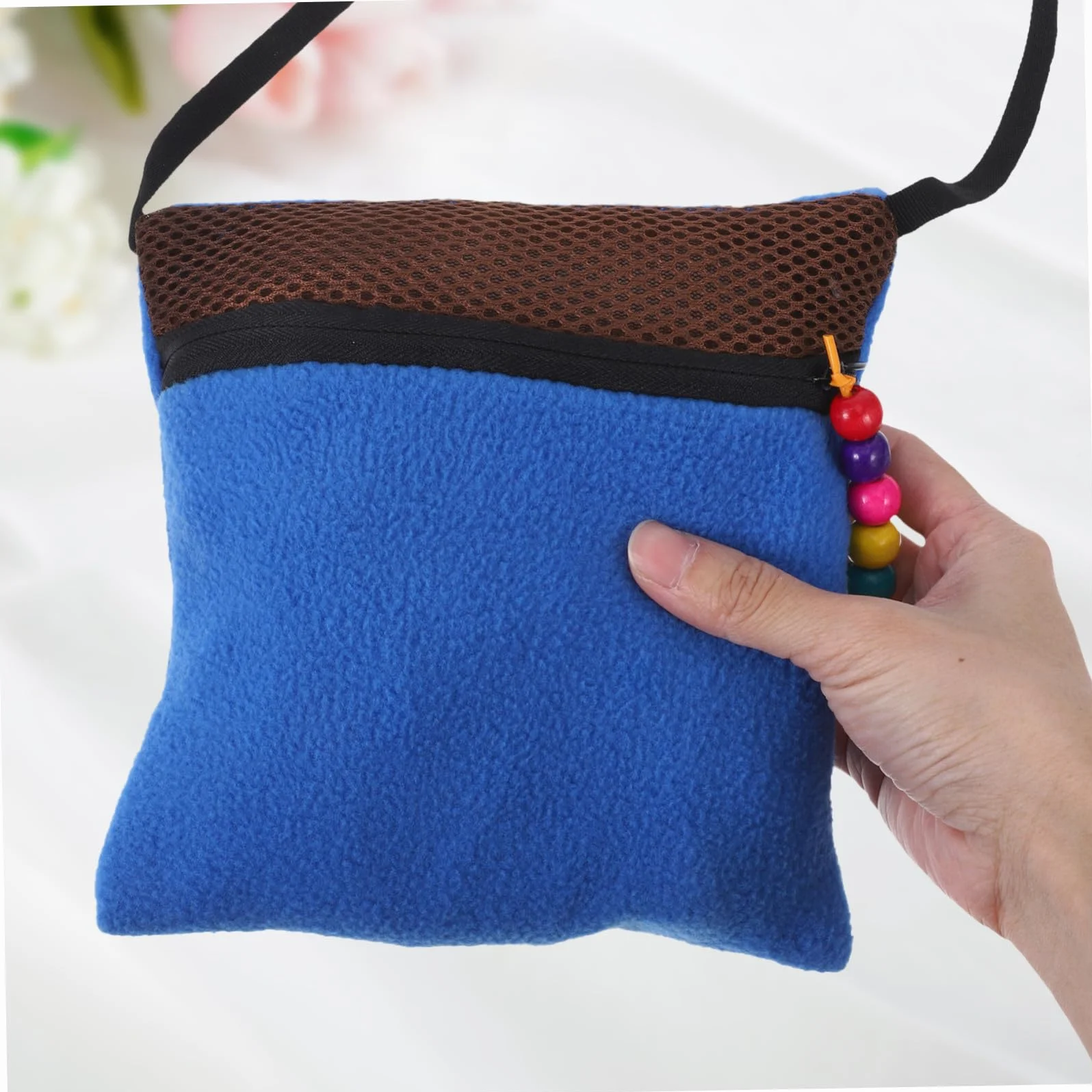 Bolsa Portátil para Transportar Pequeños Roedores y Petauros Saco de Dormir Transpirable para Hámsteres y Otros Animales Pequeños Bolsa Cómoda y Segura con Interior para