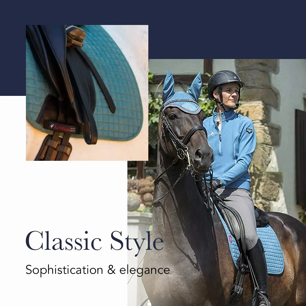 LeMieux Dressage Suede Square Chilli Saddle Pad, Unisex Adulto