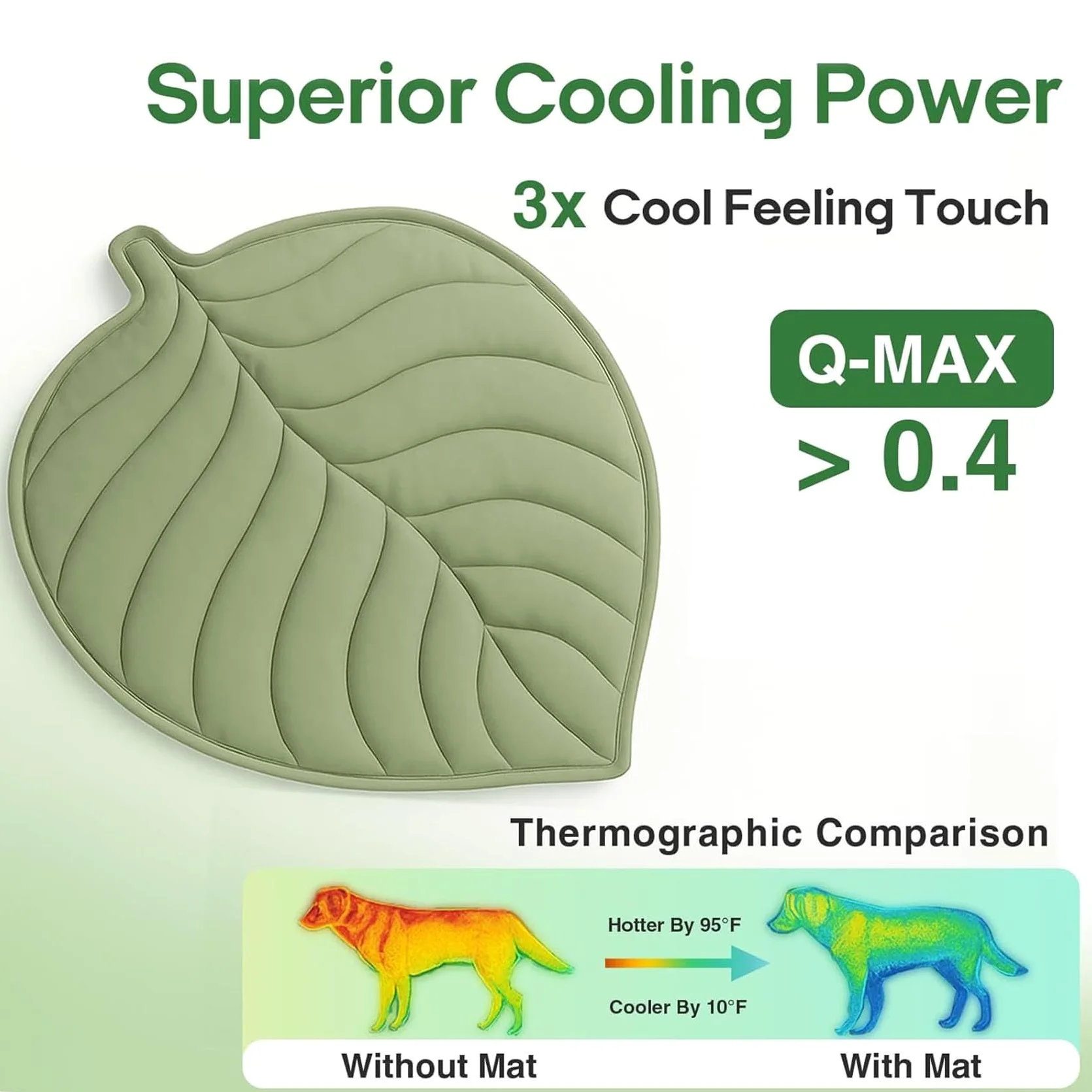 Alfombrilla de refrigeración para mascotas en forma de hoja, manta de enfriamiento reversible de verano para perros y gatos, almohadilla de autoenfriamiento lavable para sofá, cama, suelo
