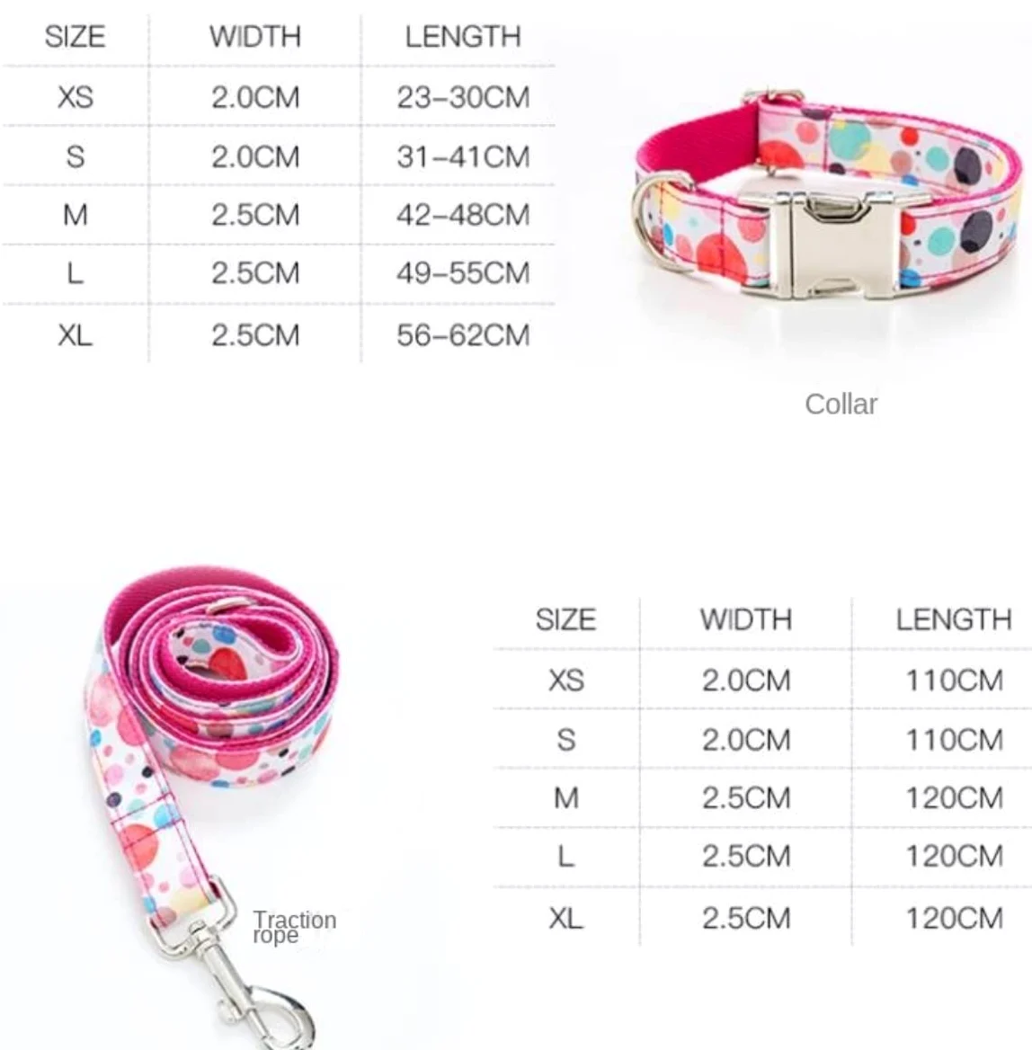 Correa Perro Correr Bubble Pet Collar Leash Bow Set Poliéster Bowtie Correa Cómodo Antideslizantes Reforzada(49-55cm)