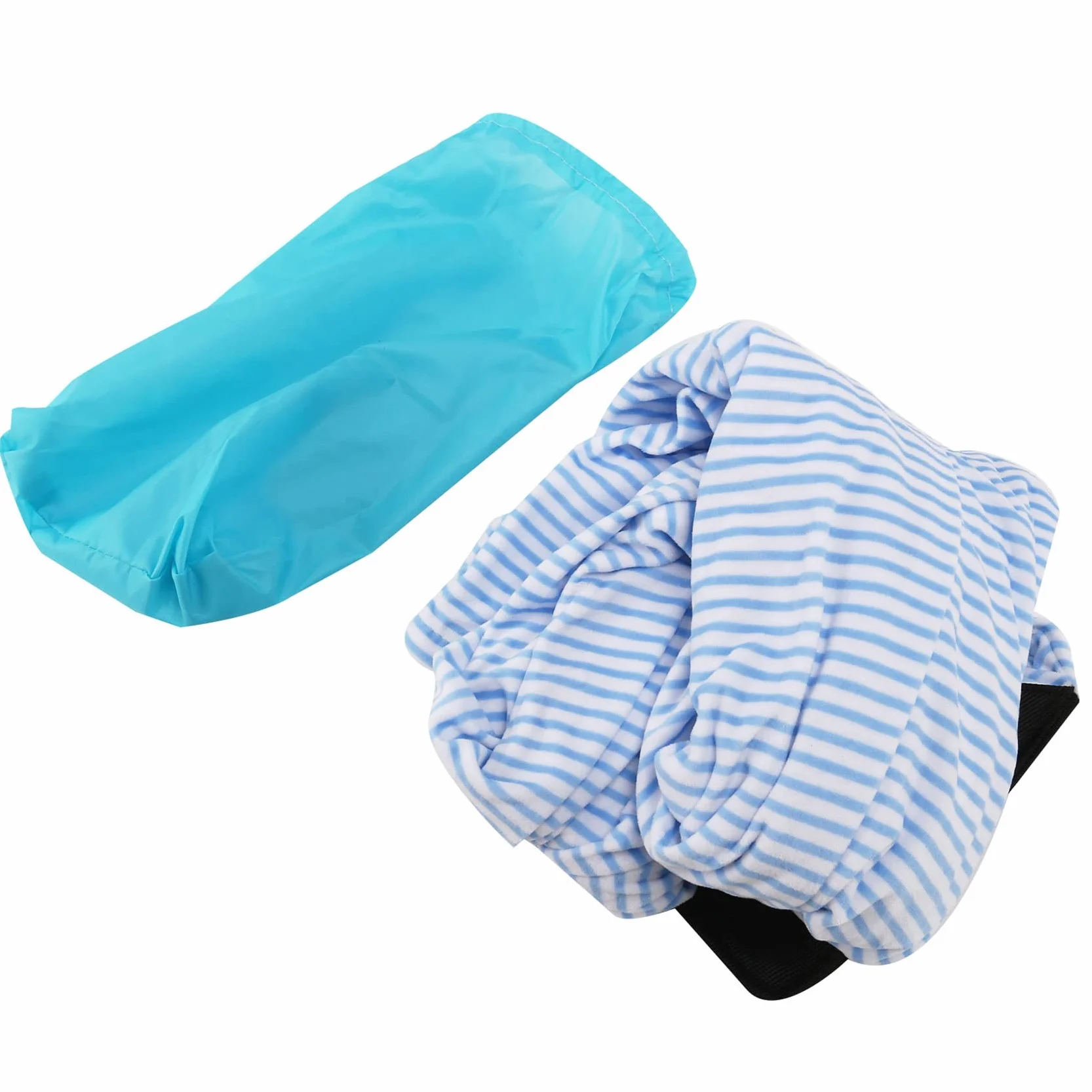 Tabla de surf 6 pies rayas azules y blancas bolsa de protección maleta de almacenamiento