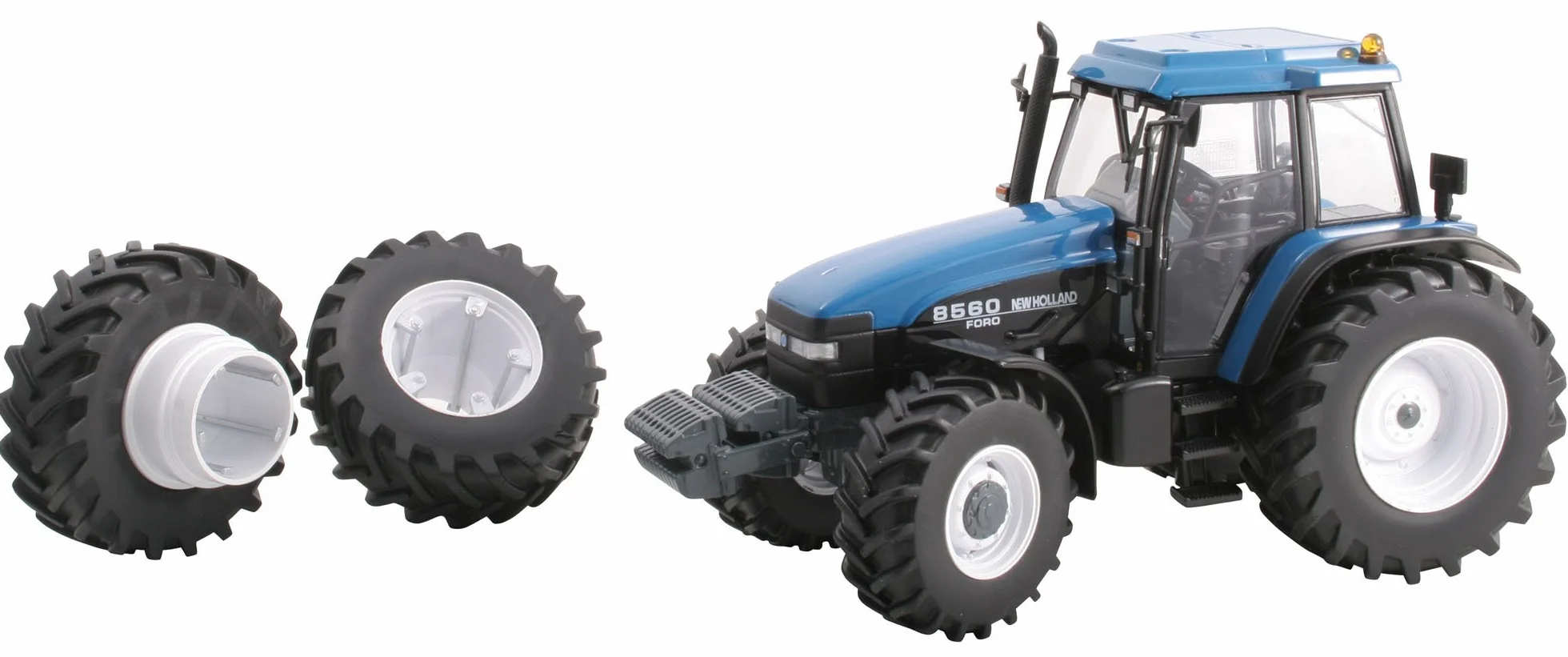 Tracteur NEW HOLLAND 8560 4RM jumelées arrière