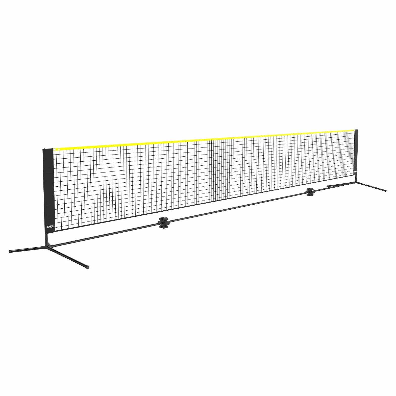 VEVOR Red Bádminton Voleibol Ajustable 606x155x103 cm Portátil con Postes Soporte Bolsa Raquetas Volantes Nailon