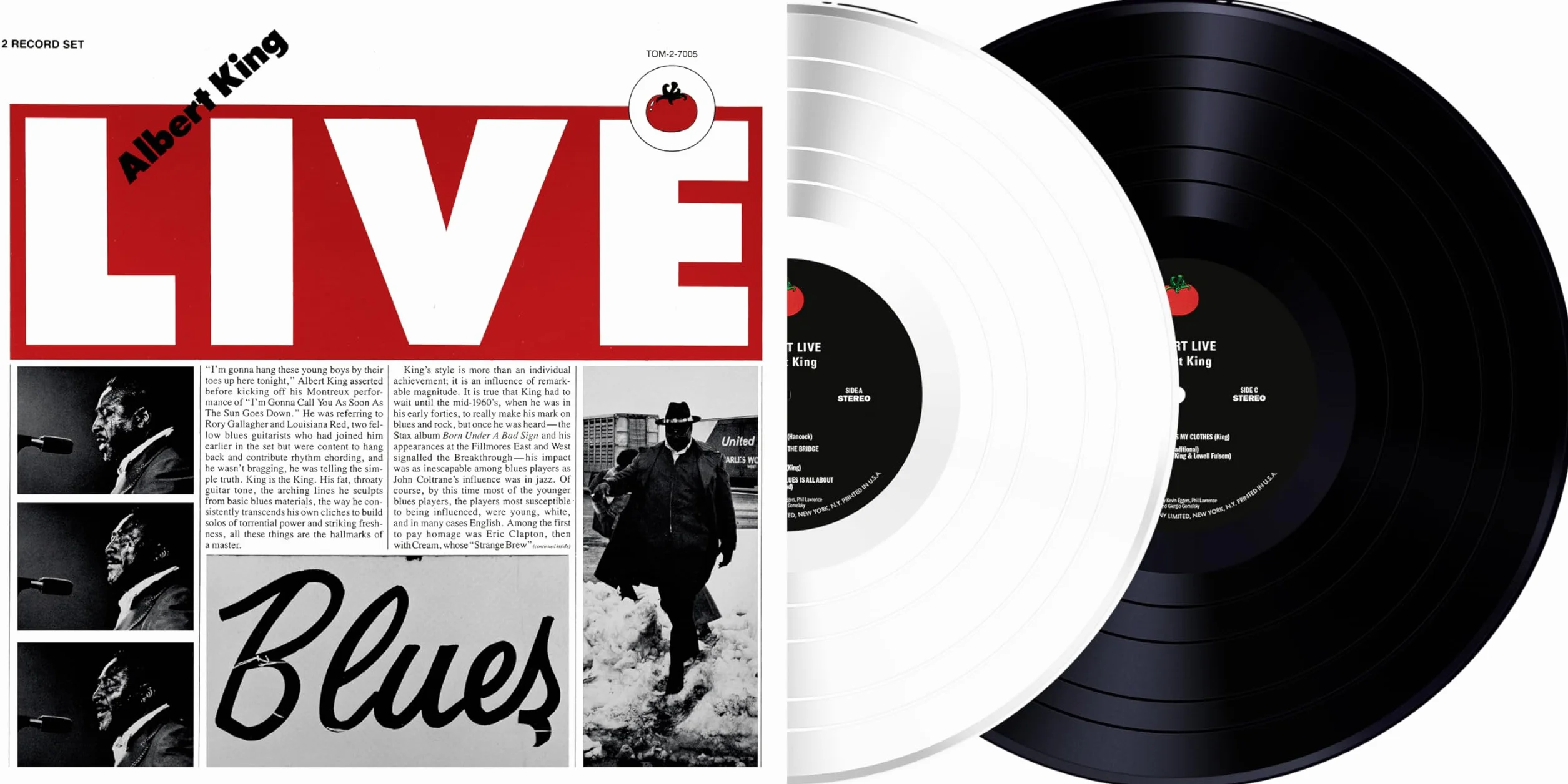 Albert Live Tomato Records Blanco Y Negro 2LP