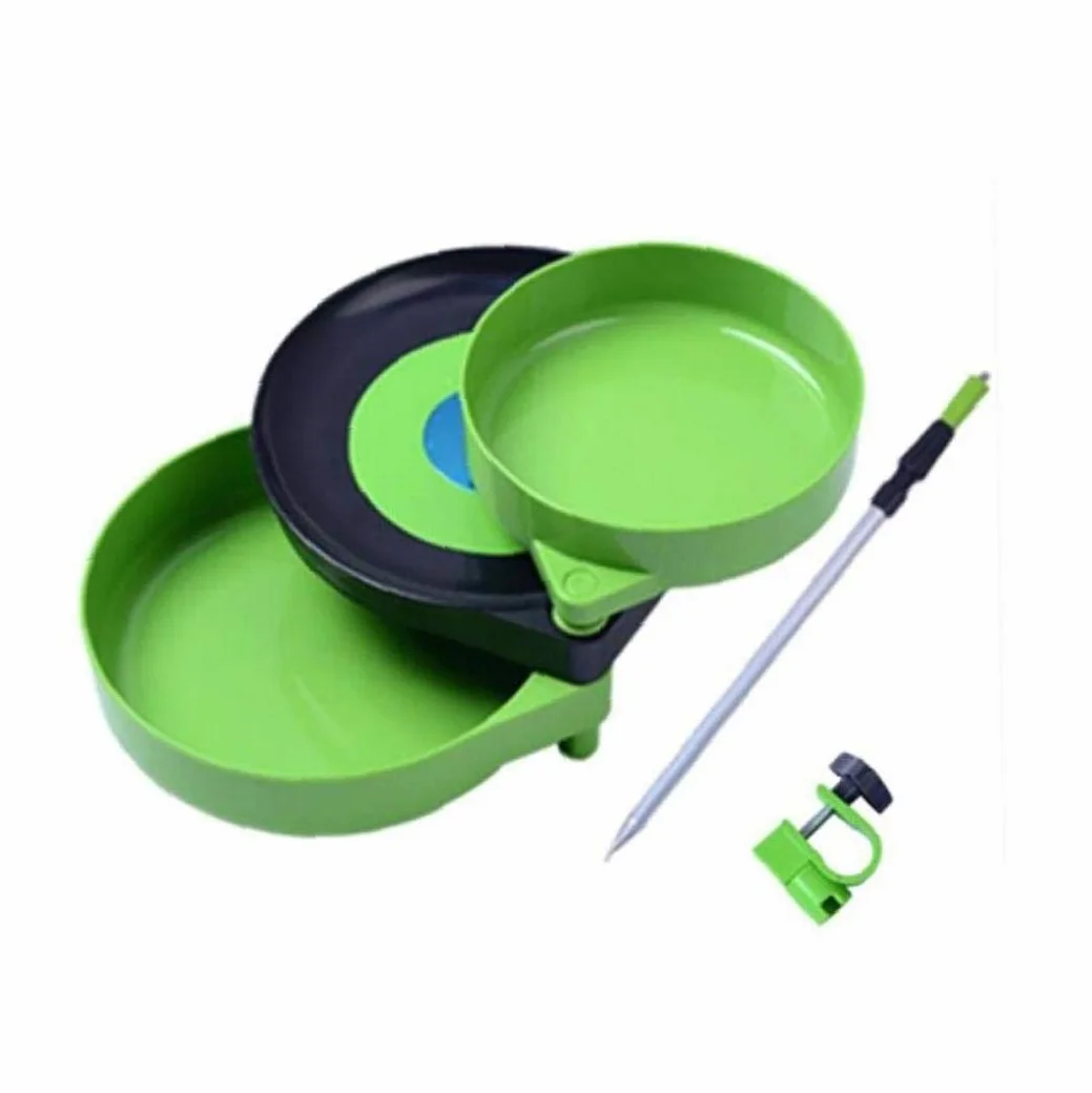 Aparejos de Pesca Magnética Mini Bandeja de Cebo Plástico Accesorios