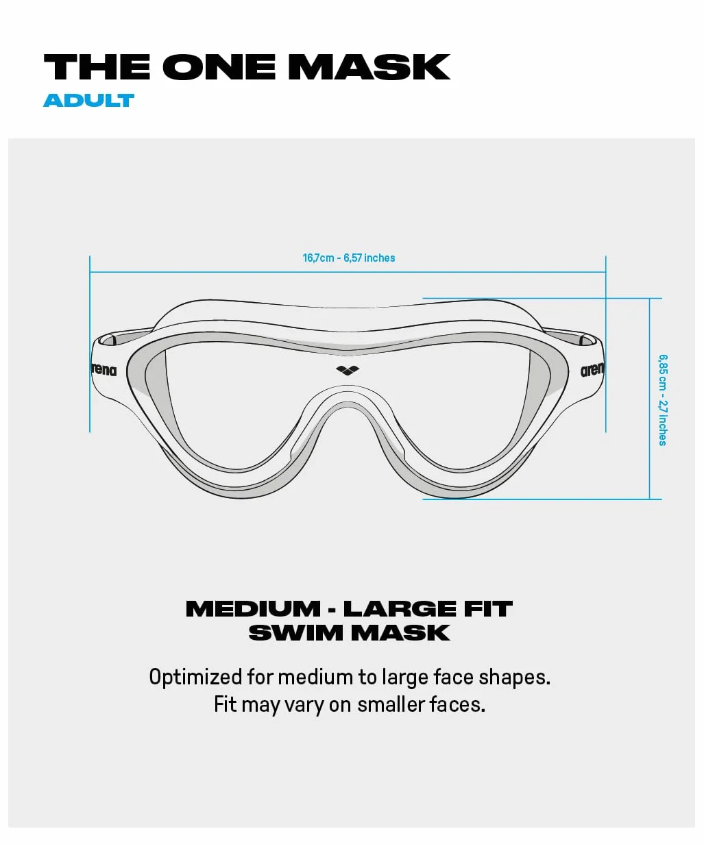 ARENA The One Mask Mirror Gafas de natación Unisex adulto