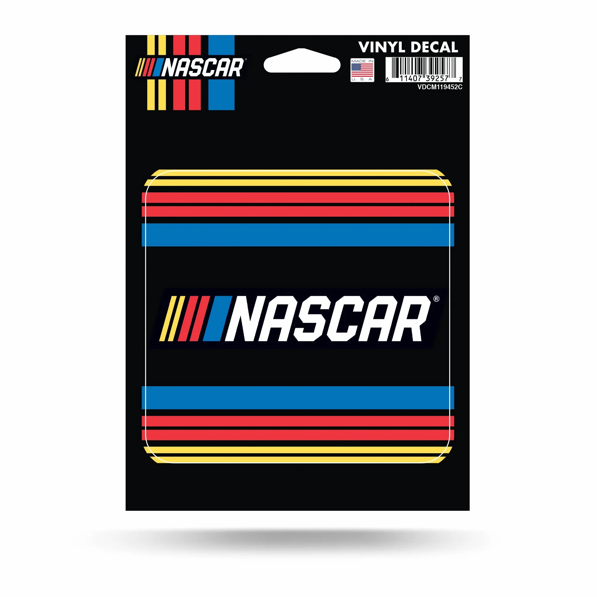 Rico Industries NASCAR Calcomanía troquelada de vinilo 5 x 7 pulgadas accesorio para coche