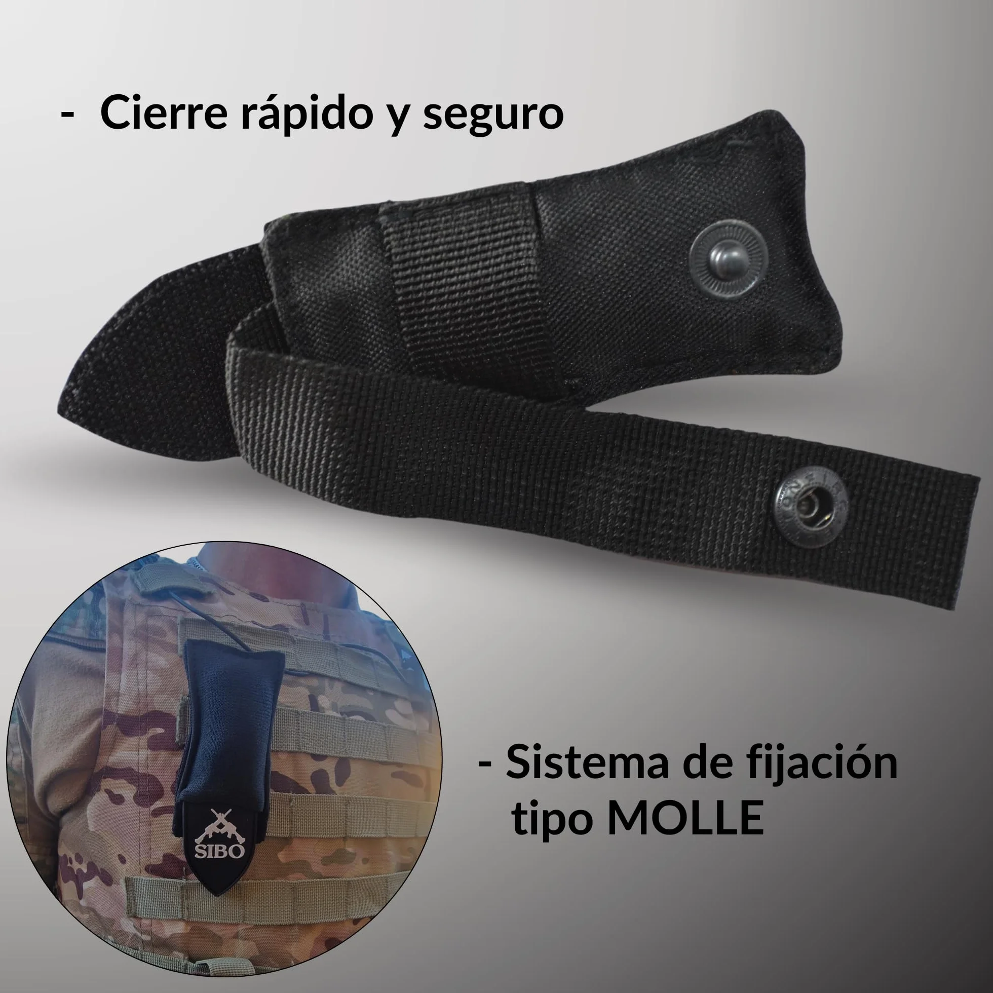 Sibo Pañuelo Rojo Airsoft con Pouch Integrado Deathrag MOLLE Accesorio Táctico
