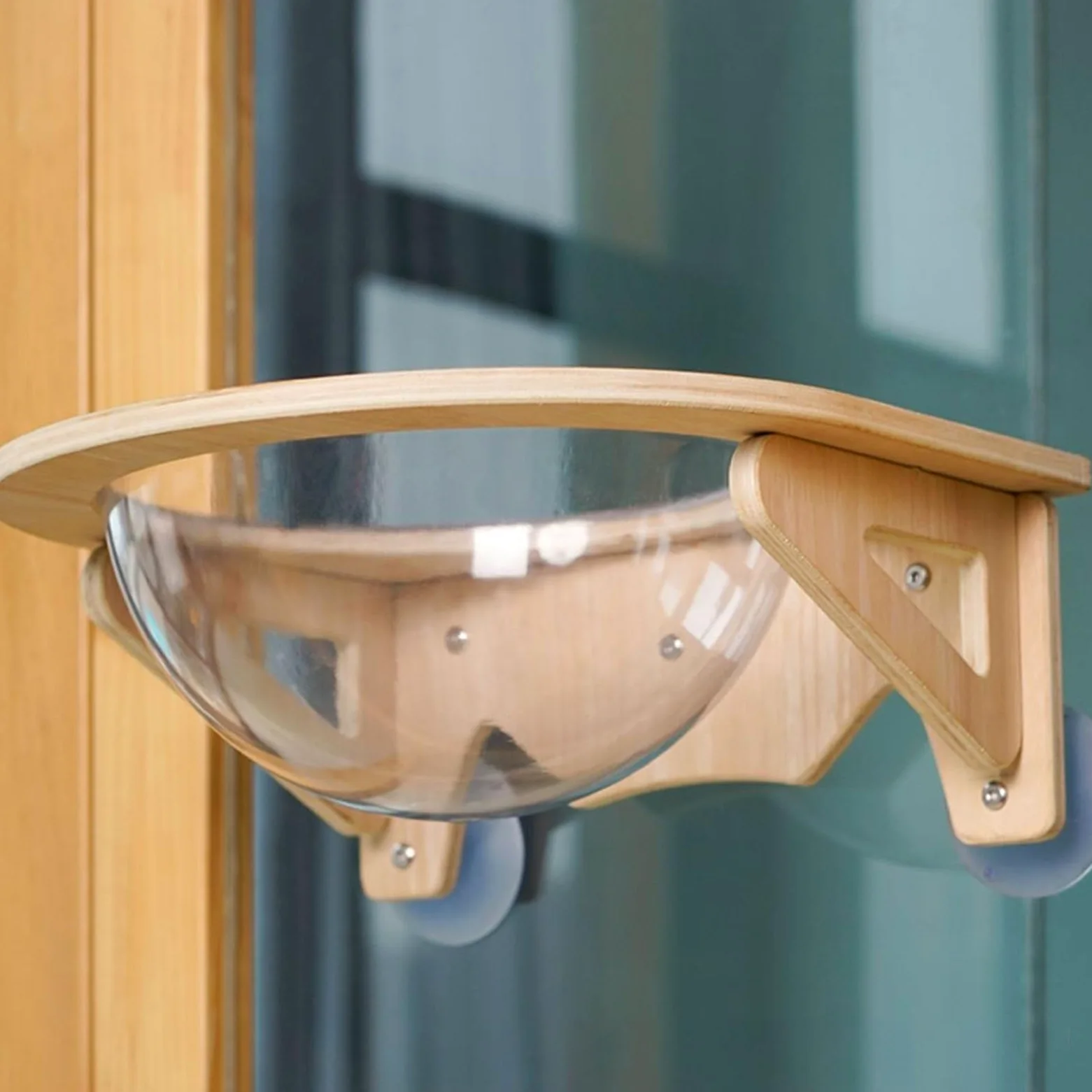 Repisas Para Gatos Para Pared Cueva de Mascotas con Ventosas de | Hamaca Ventana Para Gato Para Hogar Interior Apartamento Esquina Oficina Cocina Sala De Estar
