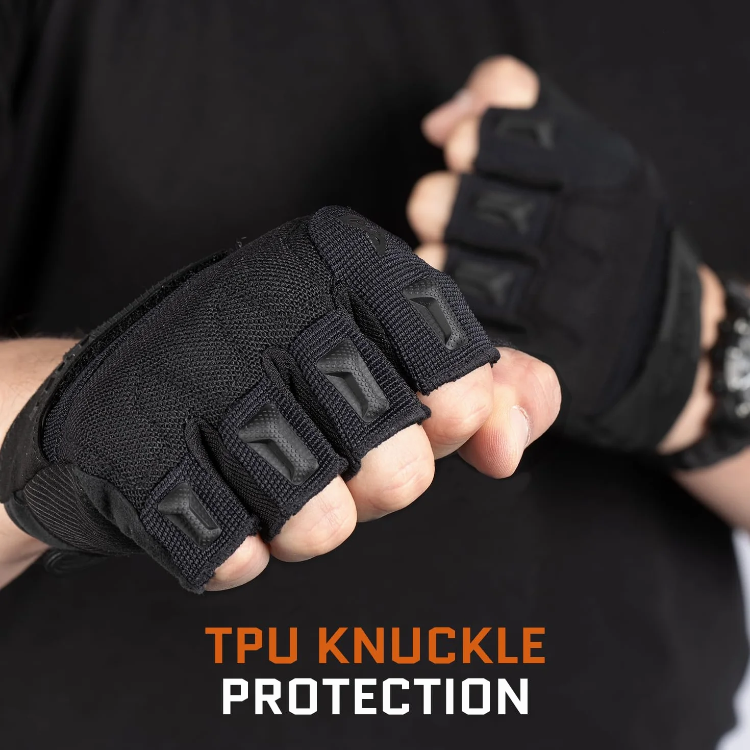 Guantes tácticos sin Dedos ACE Schakal para Paintball y Deportes de Tiro