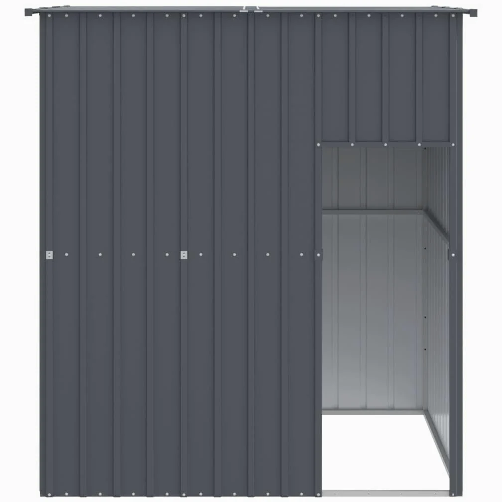 Extensión de gallinero de metal, 268 x 100 x 190 cm, resistente a la intemperie para pollos, conejera y jaula para cobayas, jaula estable para roedores para jardín y uso al aire libre