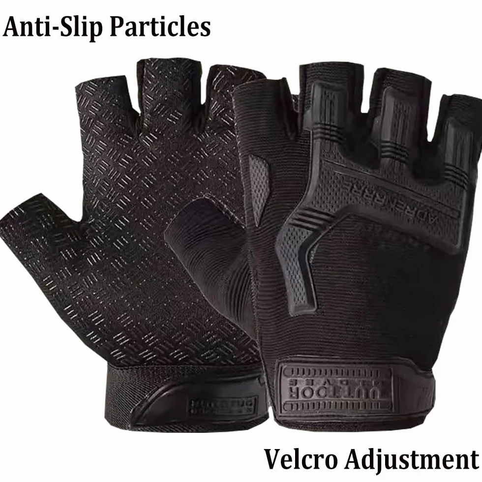Traje táctico militar negro para airsoft hombre - Pantalones y camisa de combate con pasamontañas y guantes