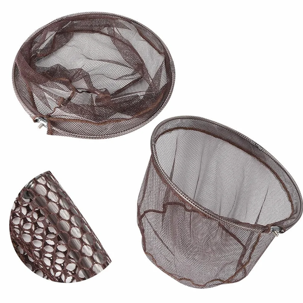 Fyearfly Cabezal de Red de Aterrizaje Plegable, Secado Rápido, Accesorio de Pesca Portátil