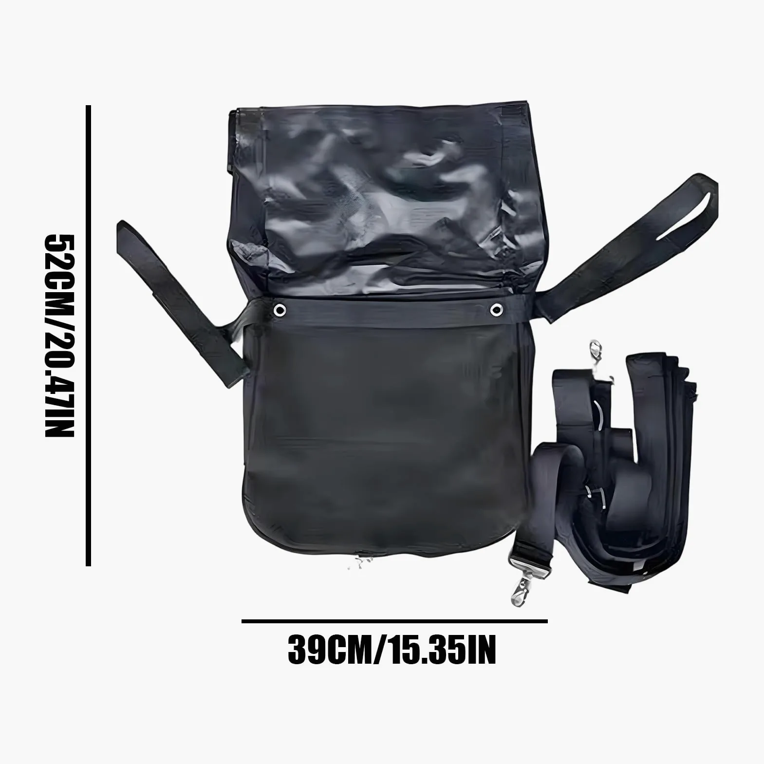 Bolsas de cola para caballos, mango ergonómico, colección impermeable, almacenamiento de excrementos equinos de granja en pista de carreras, para parque calle, interior, exterior, vehículo, transporte