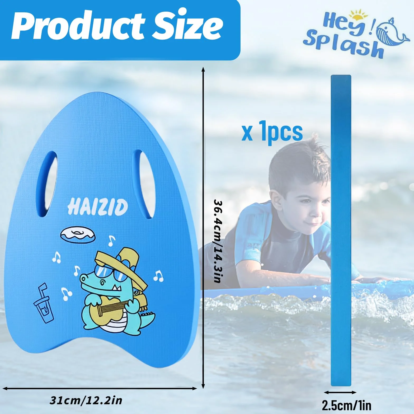 CIYIN Tabla de Natación para Niños EVA Kickboard Flotabilidad Equipo de Piscina