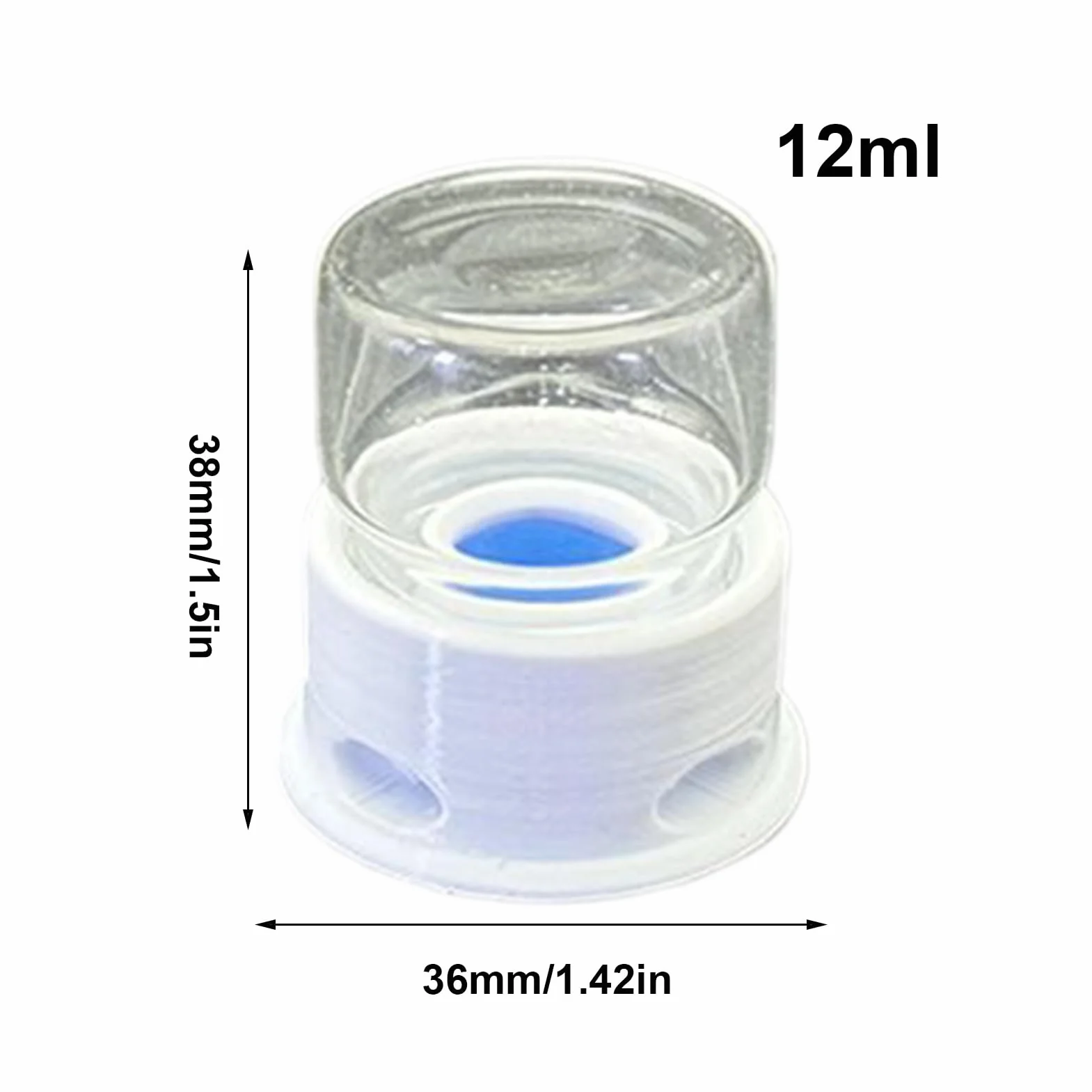 JINGLING Cuenco para Alimentar Hormigas - Estación De Agua para Abejas,Bebedero Transparente Antiahogos para Interior, Exterior, Aula, Granja