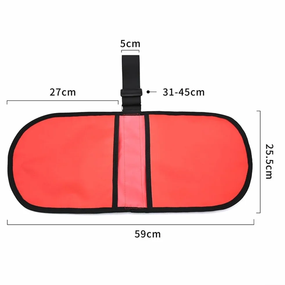 Bolsa de transporte para discos y tiros con doble bolsillo y correa ajustable