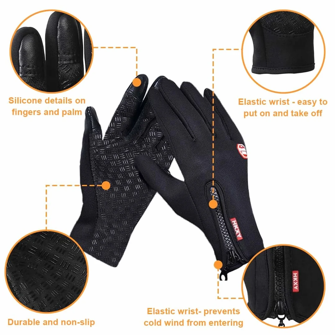 Guantes de Equitación de Cuero Sintético para Mujer
