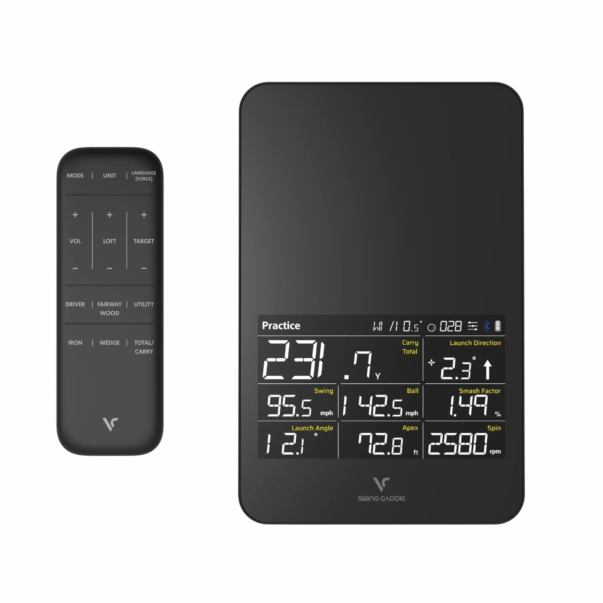 Voice Caddie SC4 Pro Monitor de Lanzamiento de Golf Simulador 3D con Funda Oficial